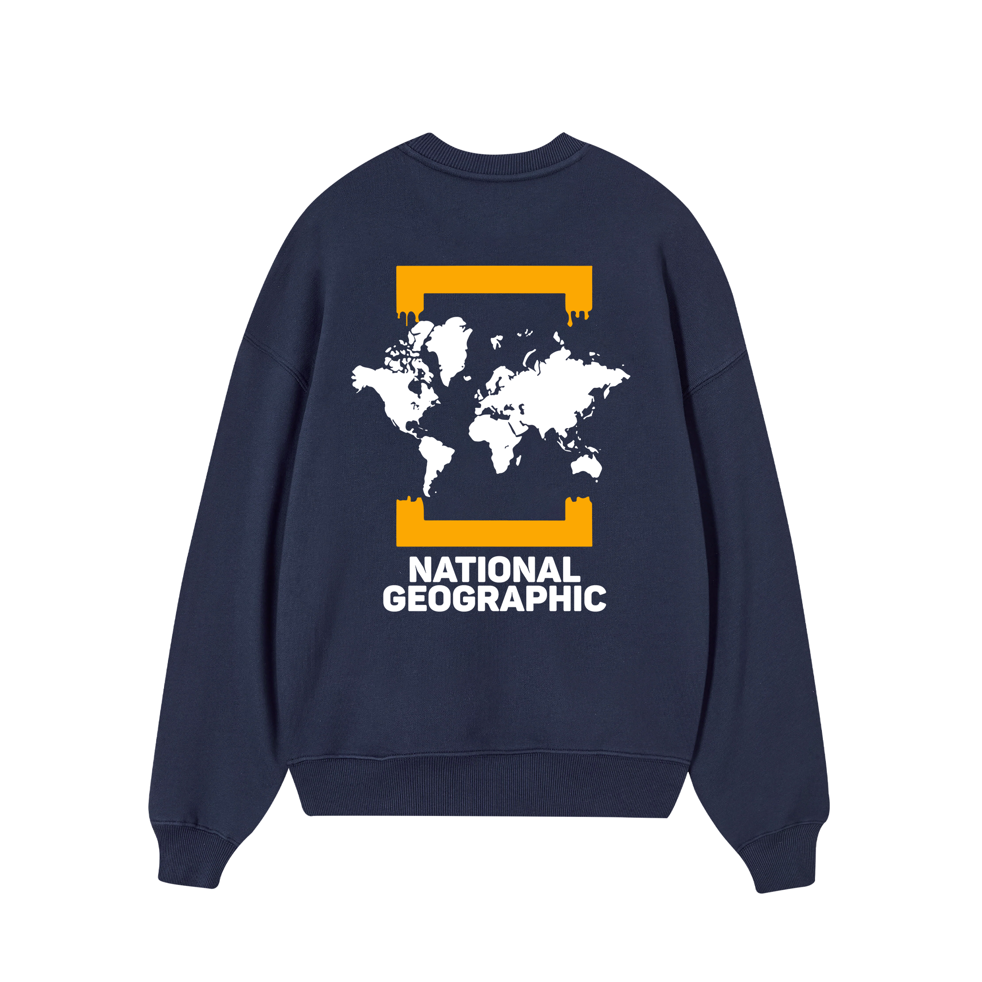 National Geographic World Map Sweater