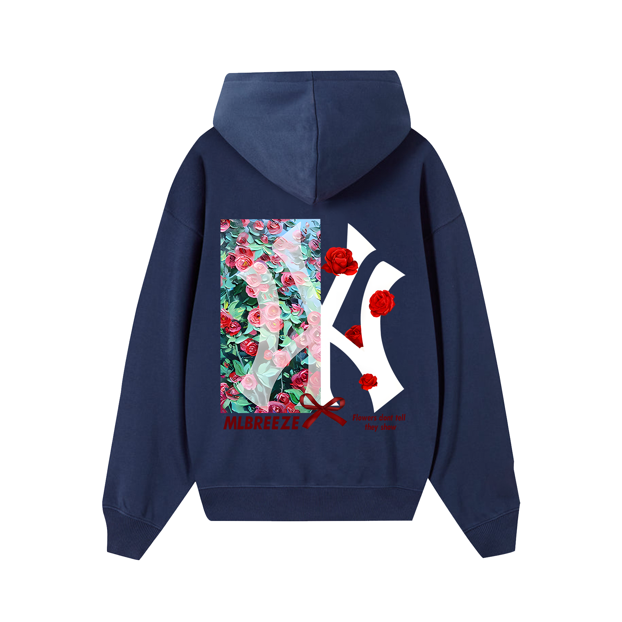 MLB Floral Rose Quote Hoodie