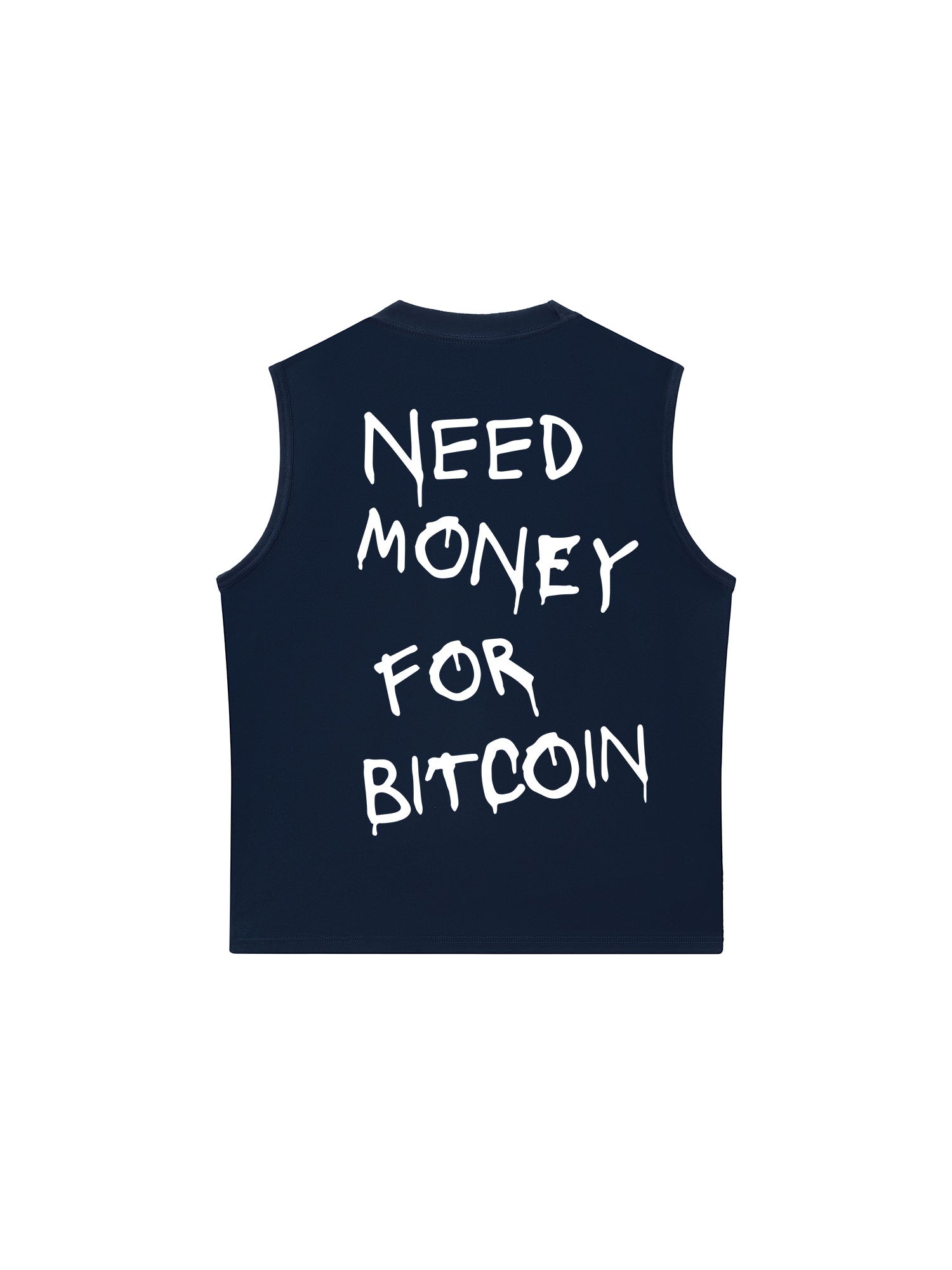 Áo Ba Lỗ Relaxed Fit Need Money For Bitcoin