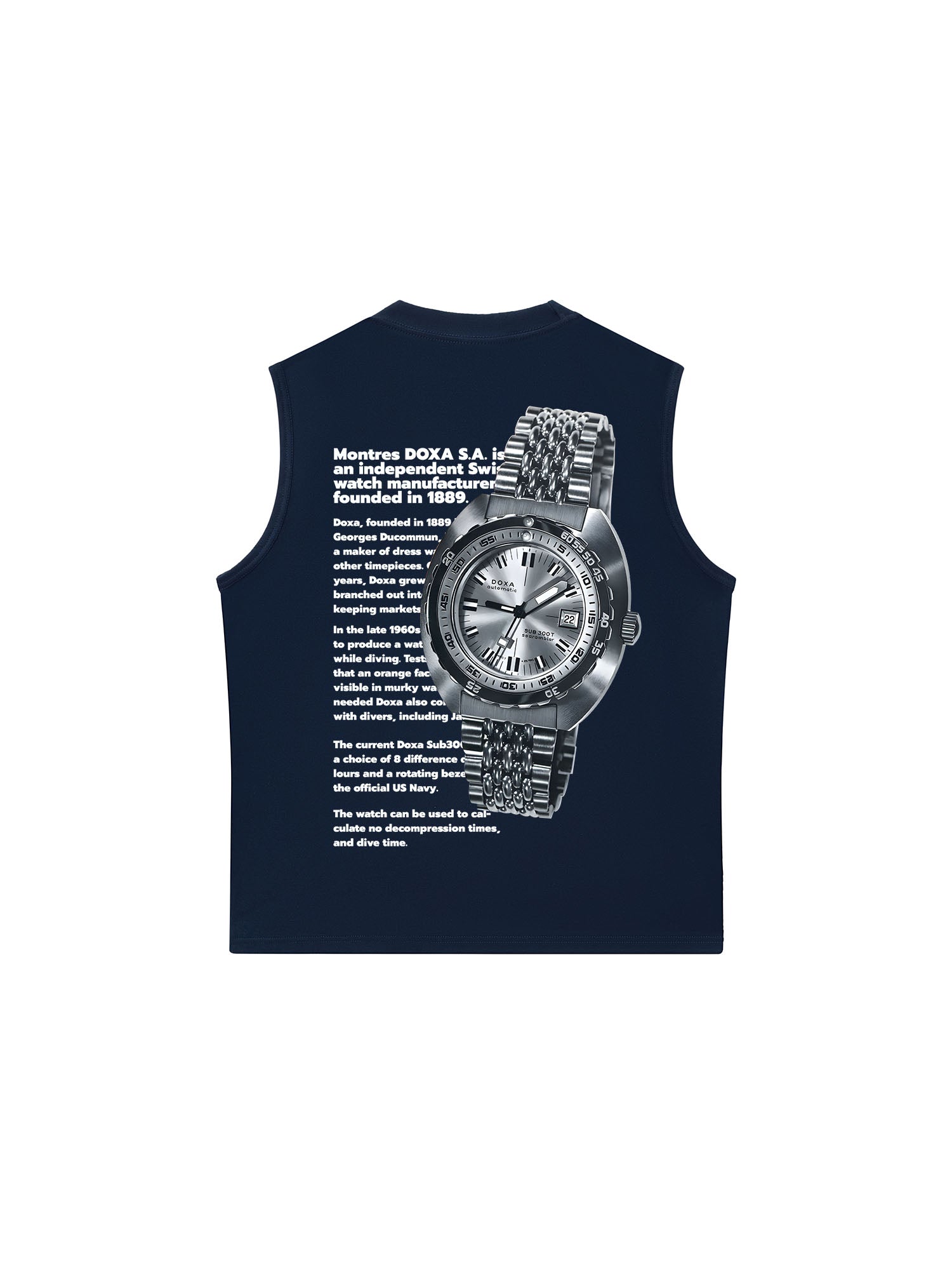 Áo Ba Lỗ Relaxed Fit Watch Doxa X300