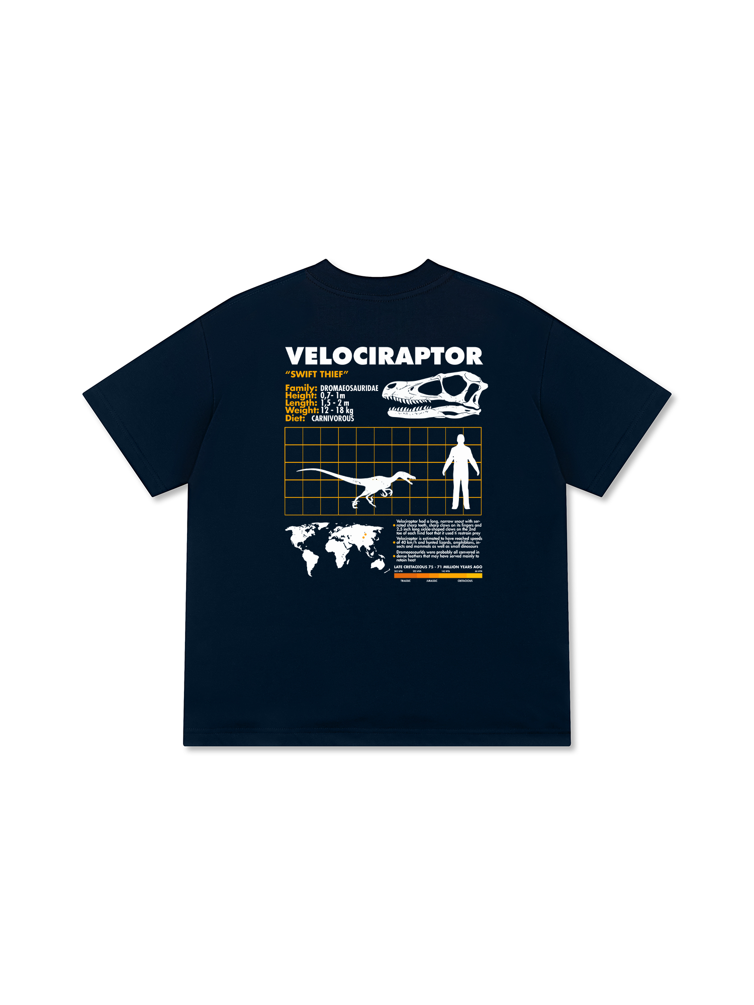 Áo Thun Relaxed Fit Analysis Table Velociraptor