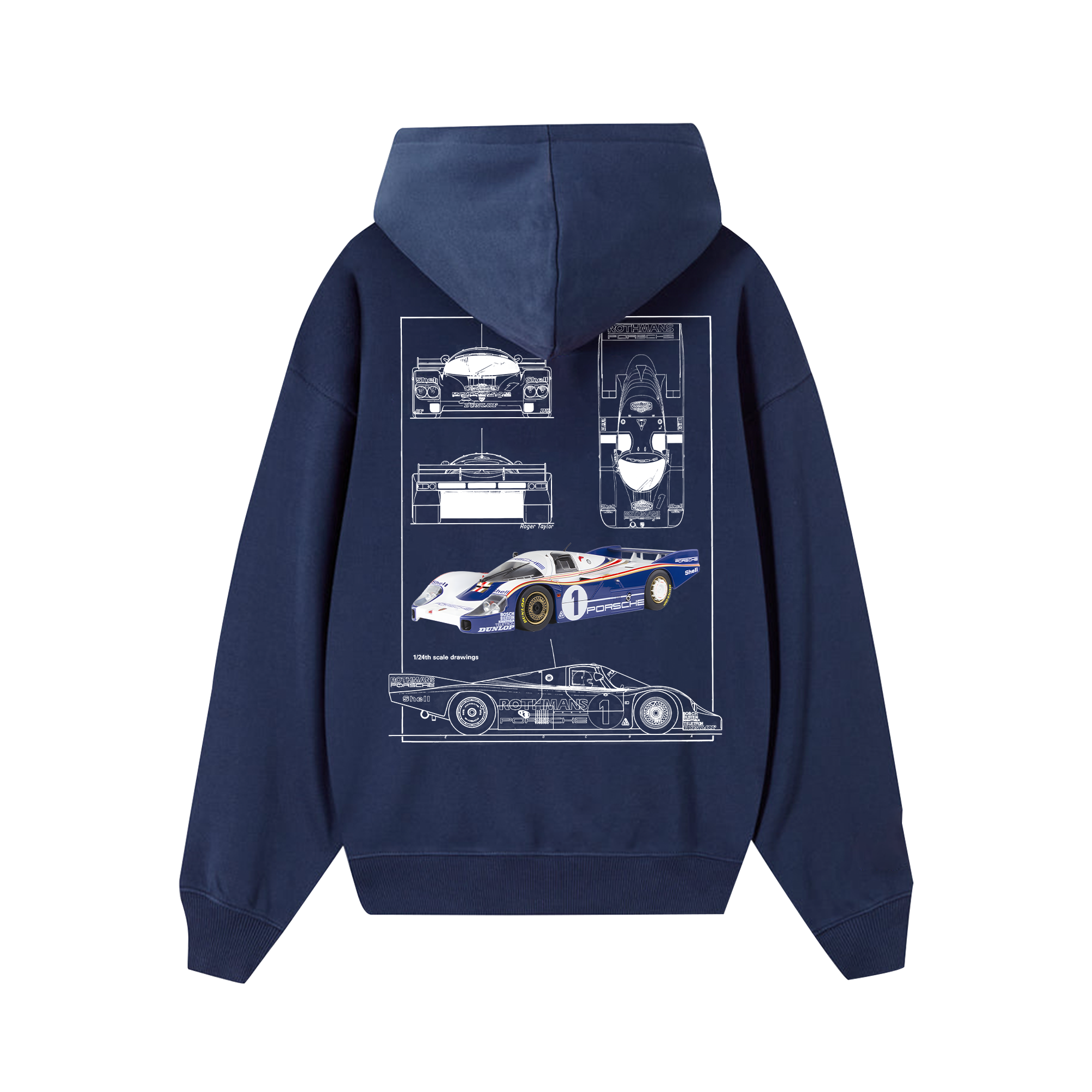 Porsche 956 Winner Le Mans 1982 Hoodie