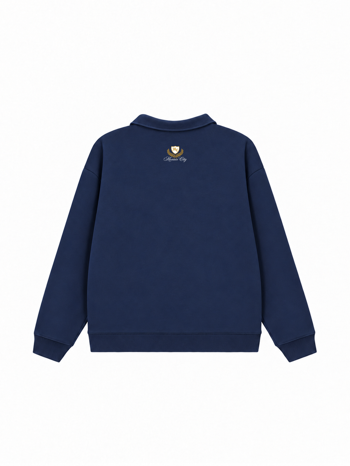 Áo Sweater Polo Nỉ Hai Da Monaco Horse Logo