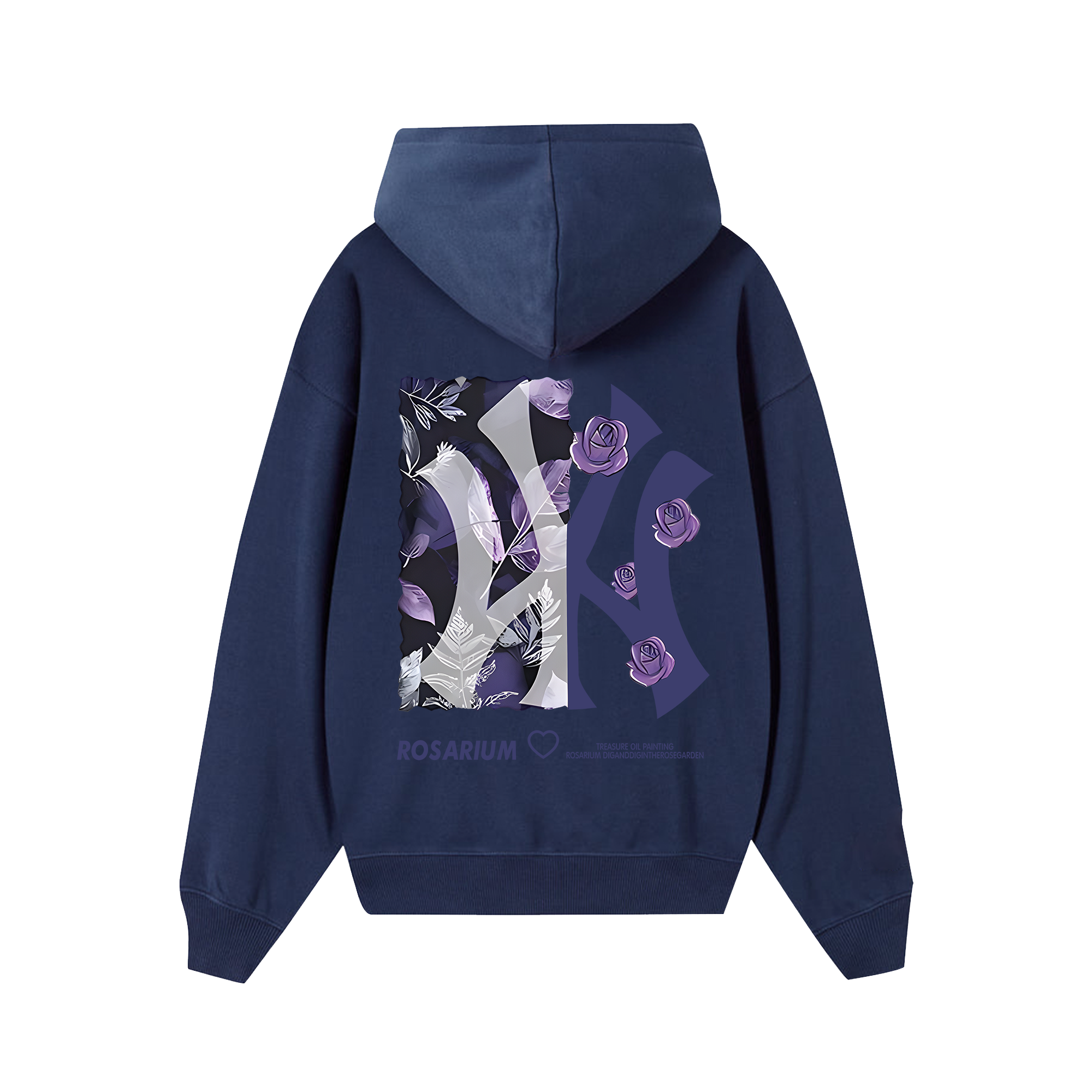 MLB Floral Purple Rose Rosarium Hoodie