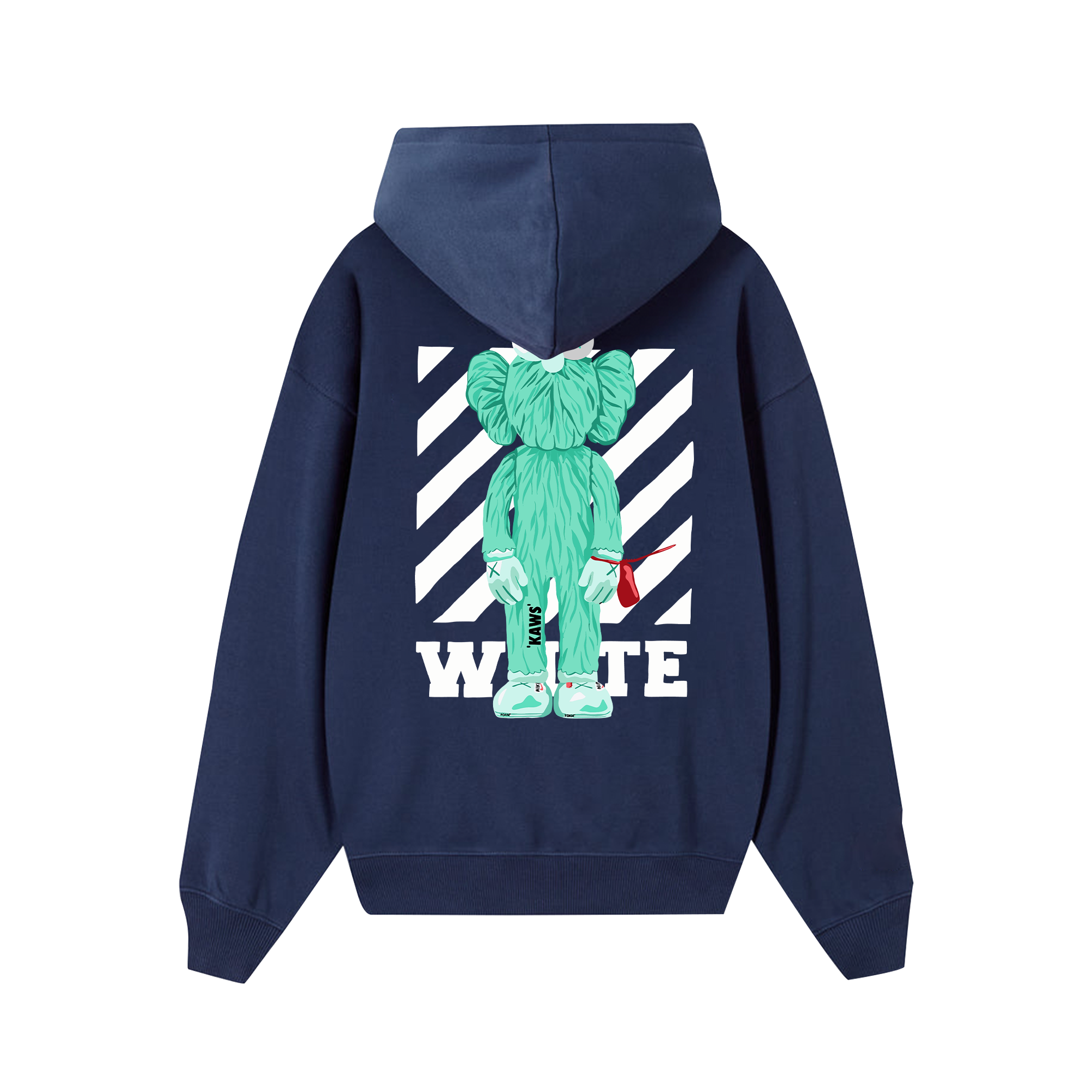 Off White KAWS Lime Hoodie