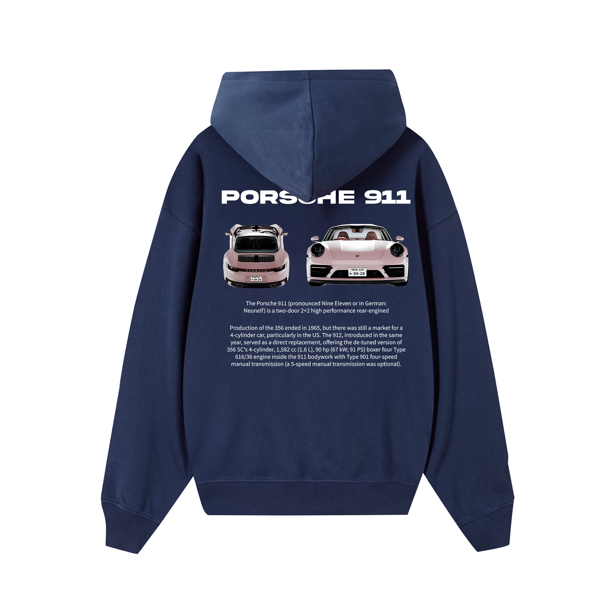 Porsche 911 Pear Pink Hoodie