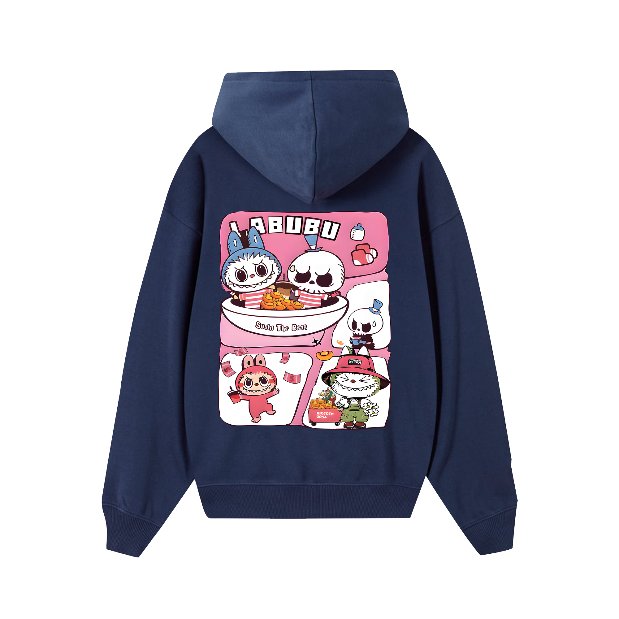 Labubu Funny Friend Hoodie