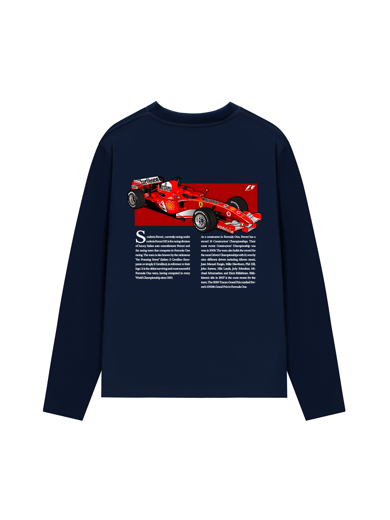 Áo Thun Dài Tay Ferrari Scuderia Race