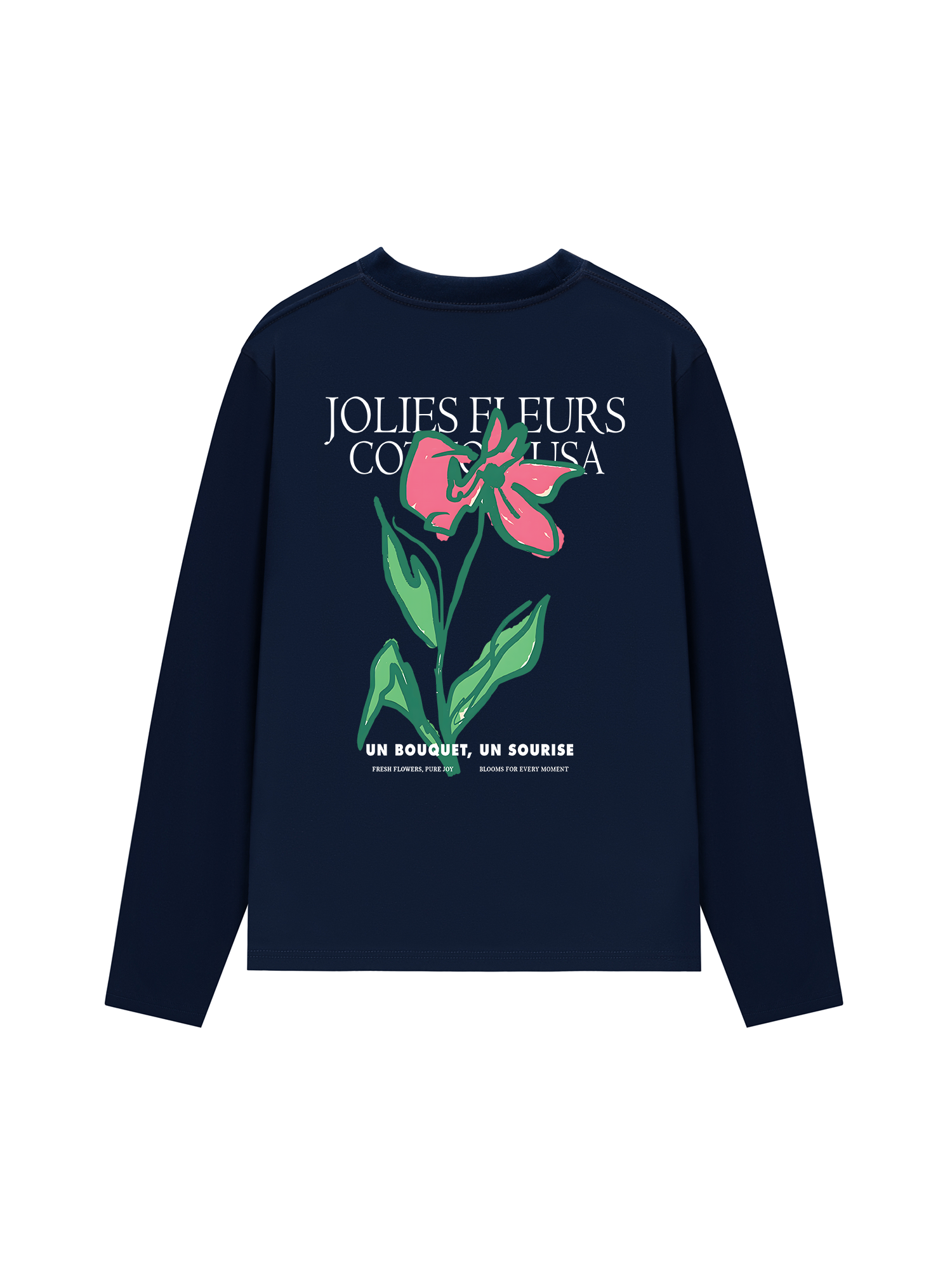 Áo Thun Dài Tay Floral Jolies Fleurs