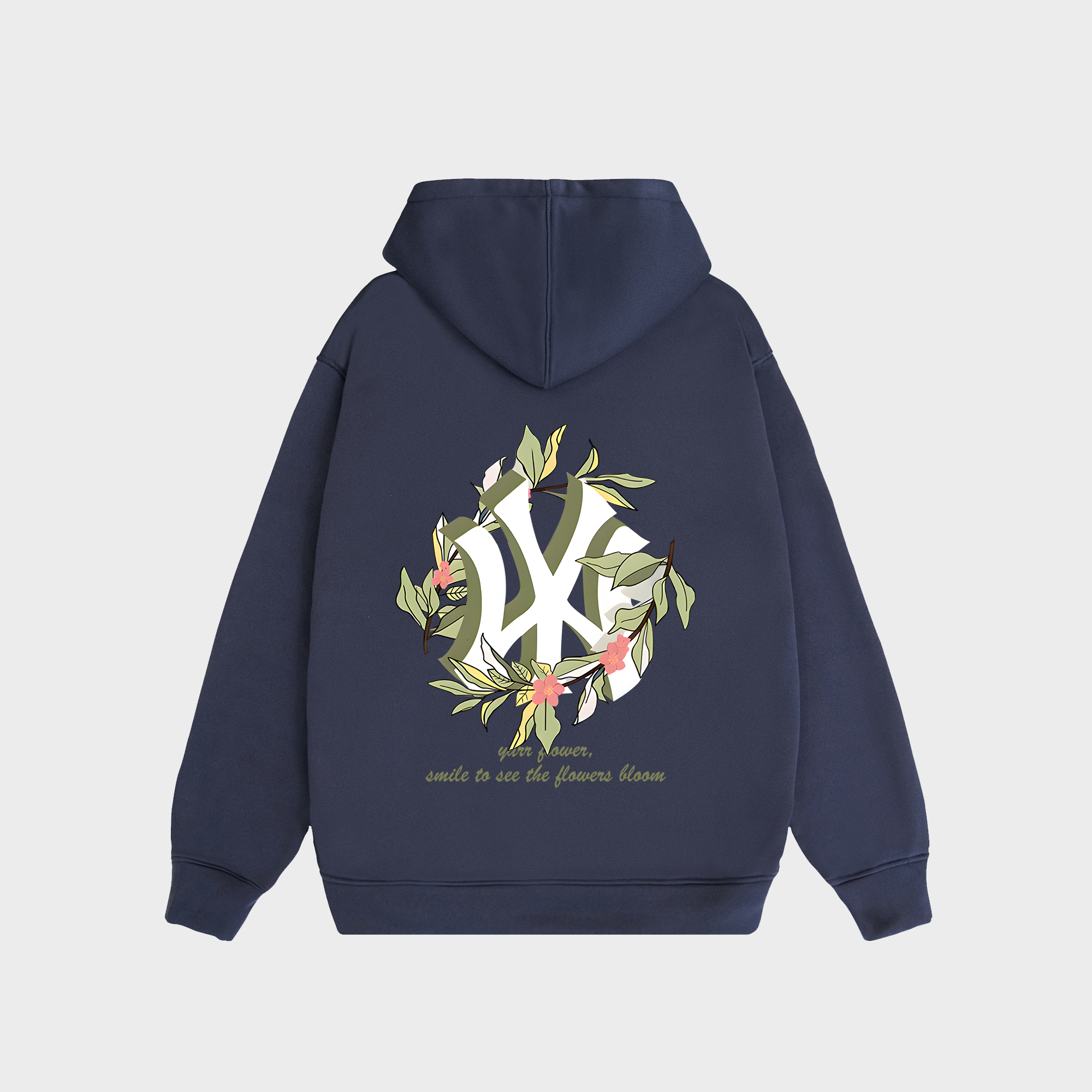 MLB Floral Green Floral New York Hoodie