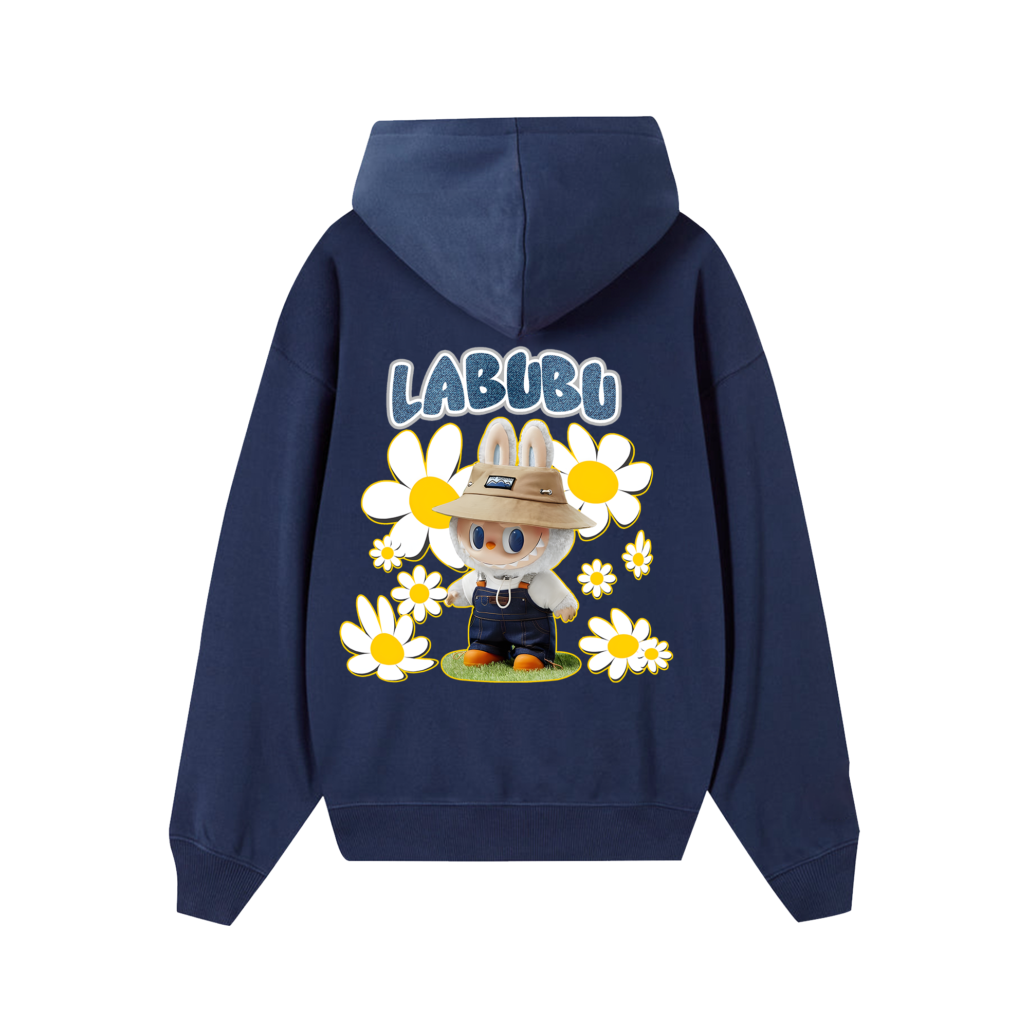 Labubu With Daisy Flower Hoodie