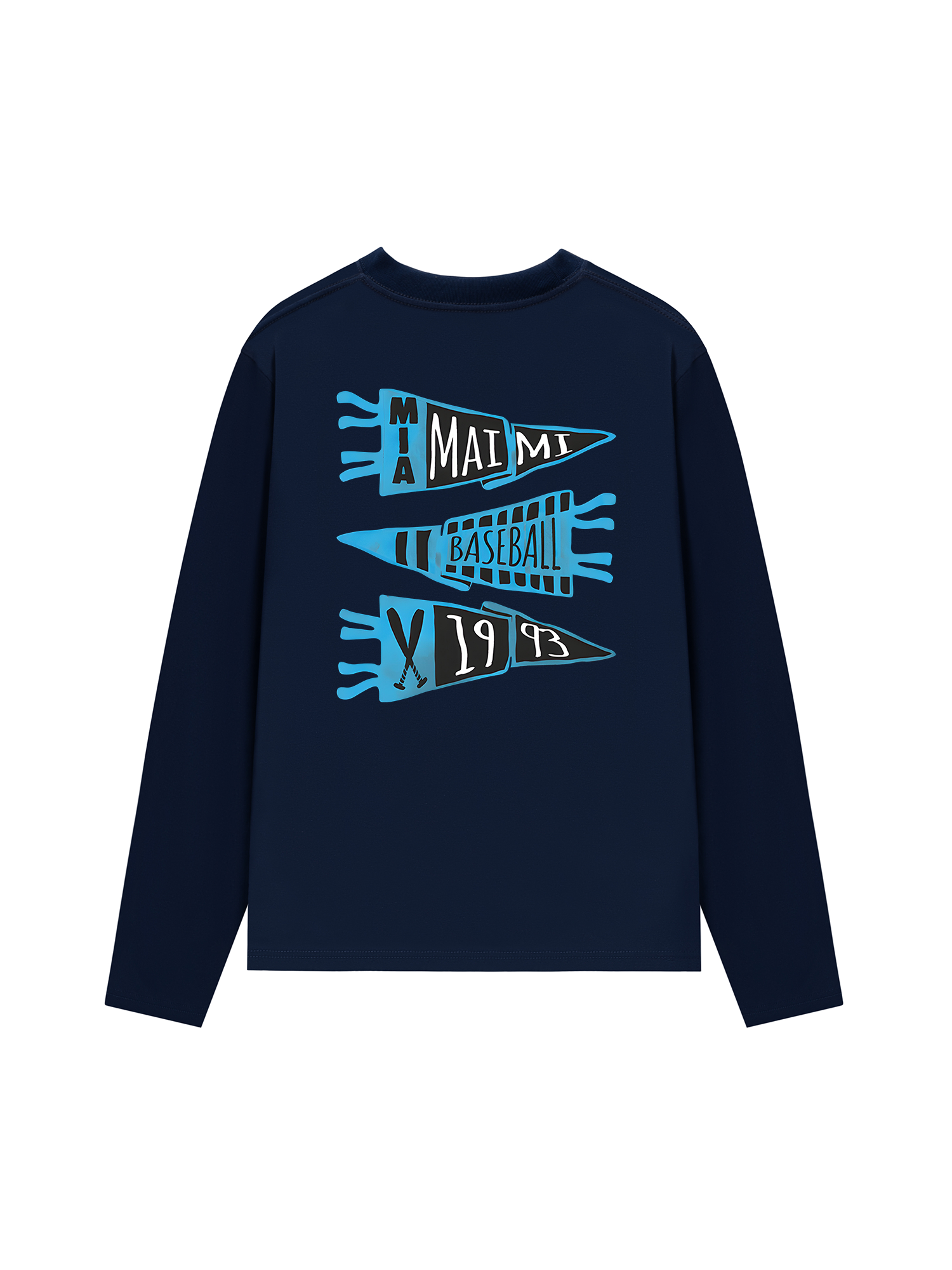 Áo Thun Dài Tay Baseball Maimi