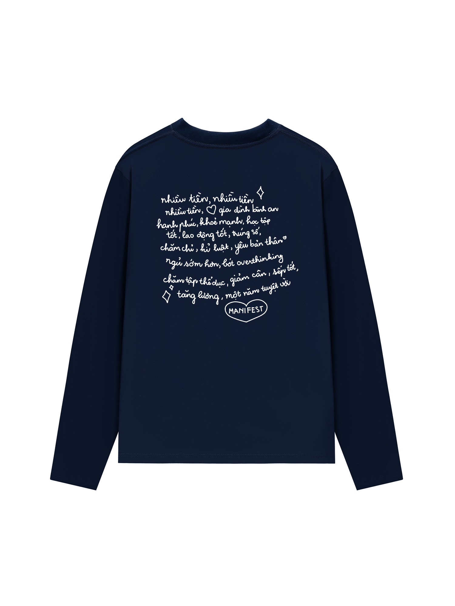 Áo Thun Dài Tay Manifest Năm Mới Tuyệt Vời