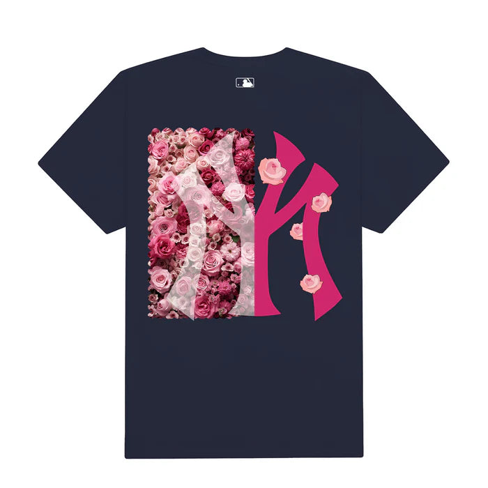 Flash Sale MLB Floral Pink Rose T-Shirt