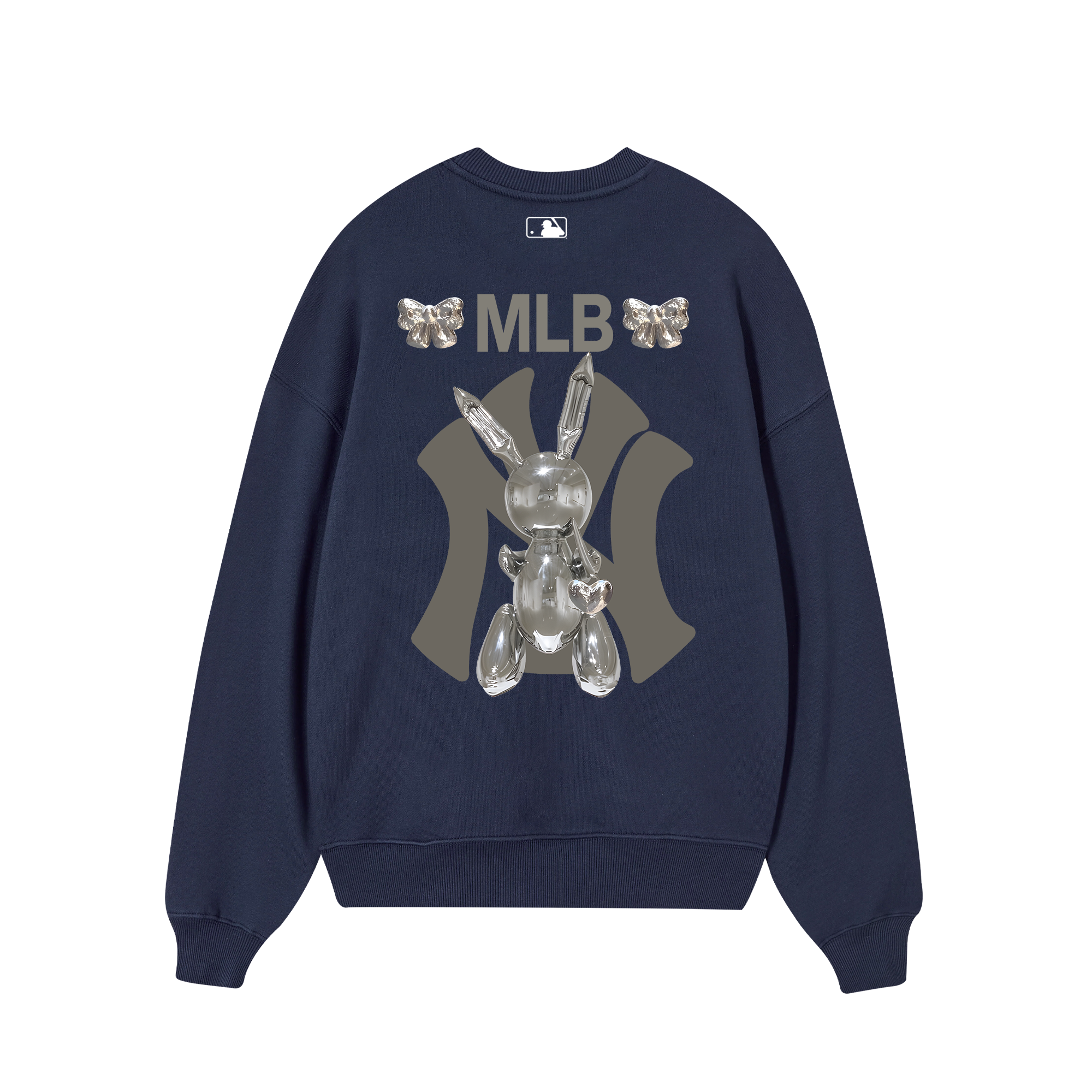 MLB Floral Silver Balloon Rabbit Sweater