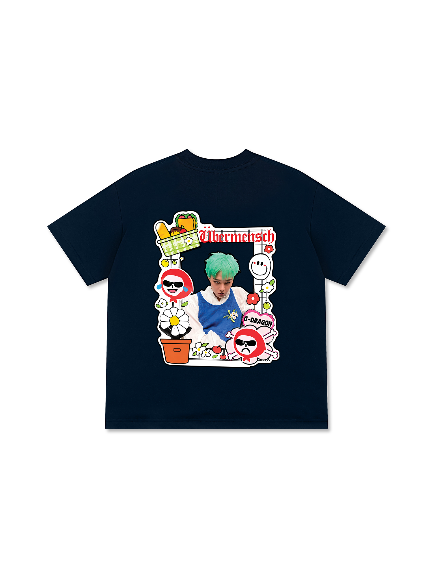 Áo Thun Relaxed Fit Idols G-Dragon Übermensch Frame