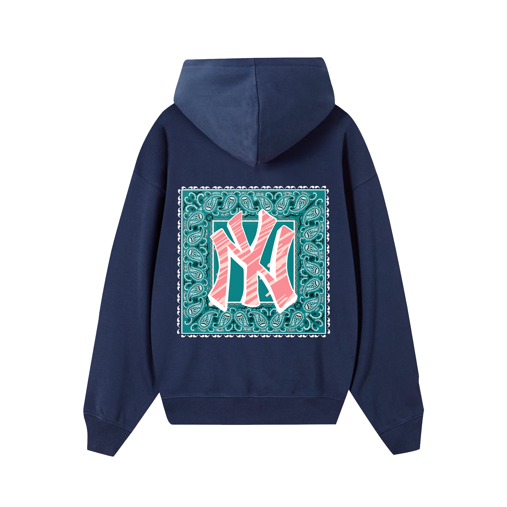 MLB Floral Pastel Bandana Hoodie