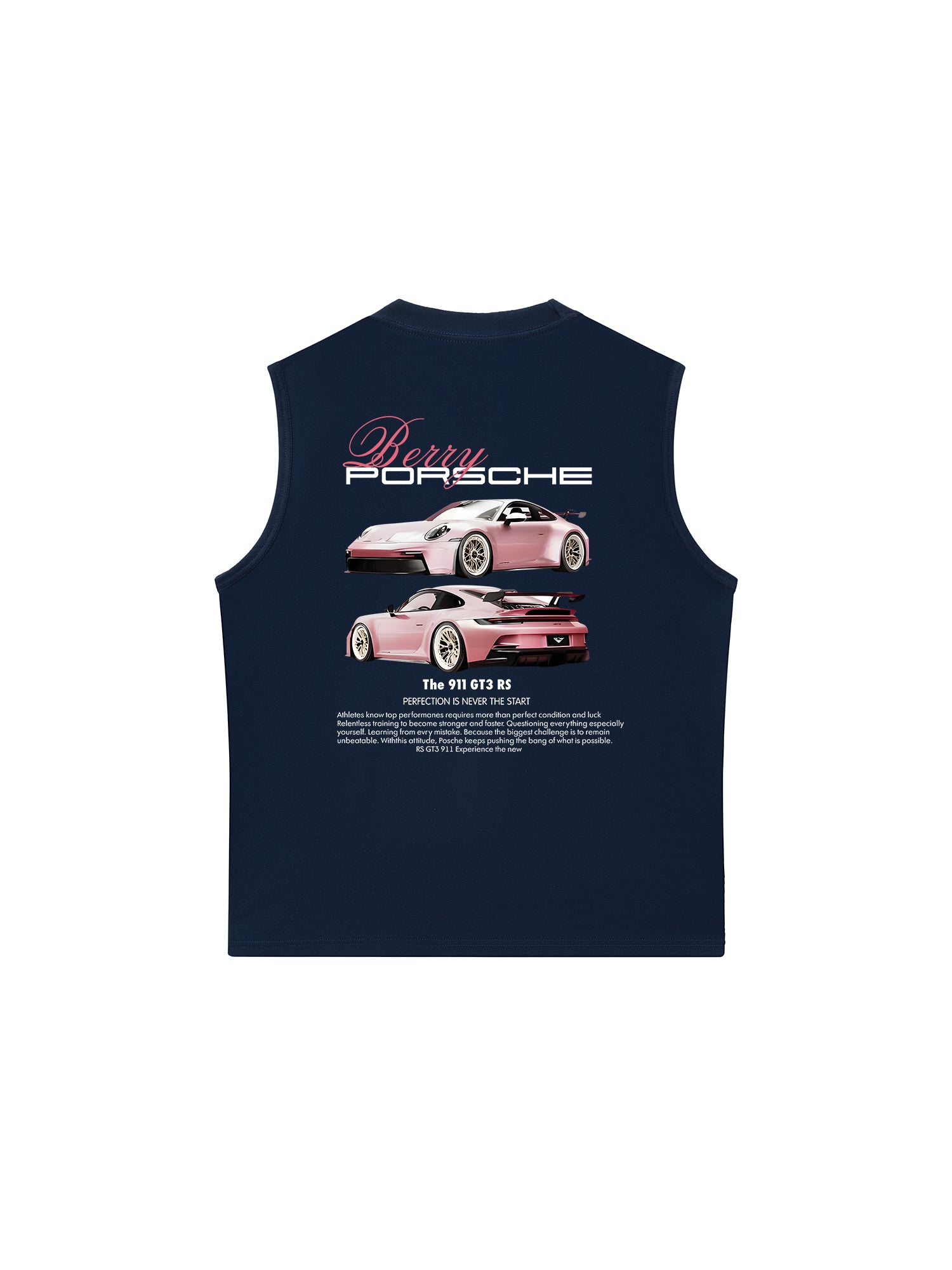 Áo Ba Lỗ Relaxed Fit CAR Berry Porsche