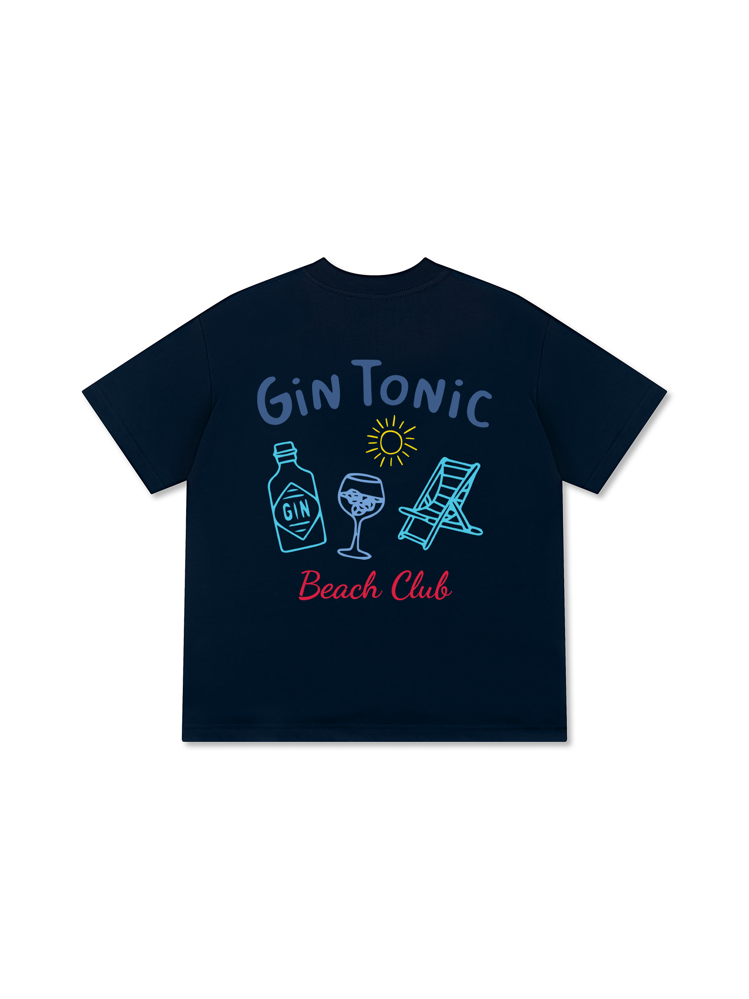 Áo Thun Relaxed Fit Gin Tonic Beach Club