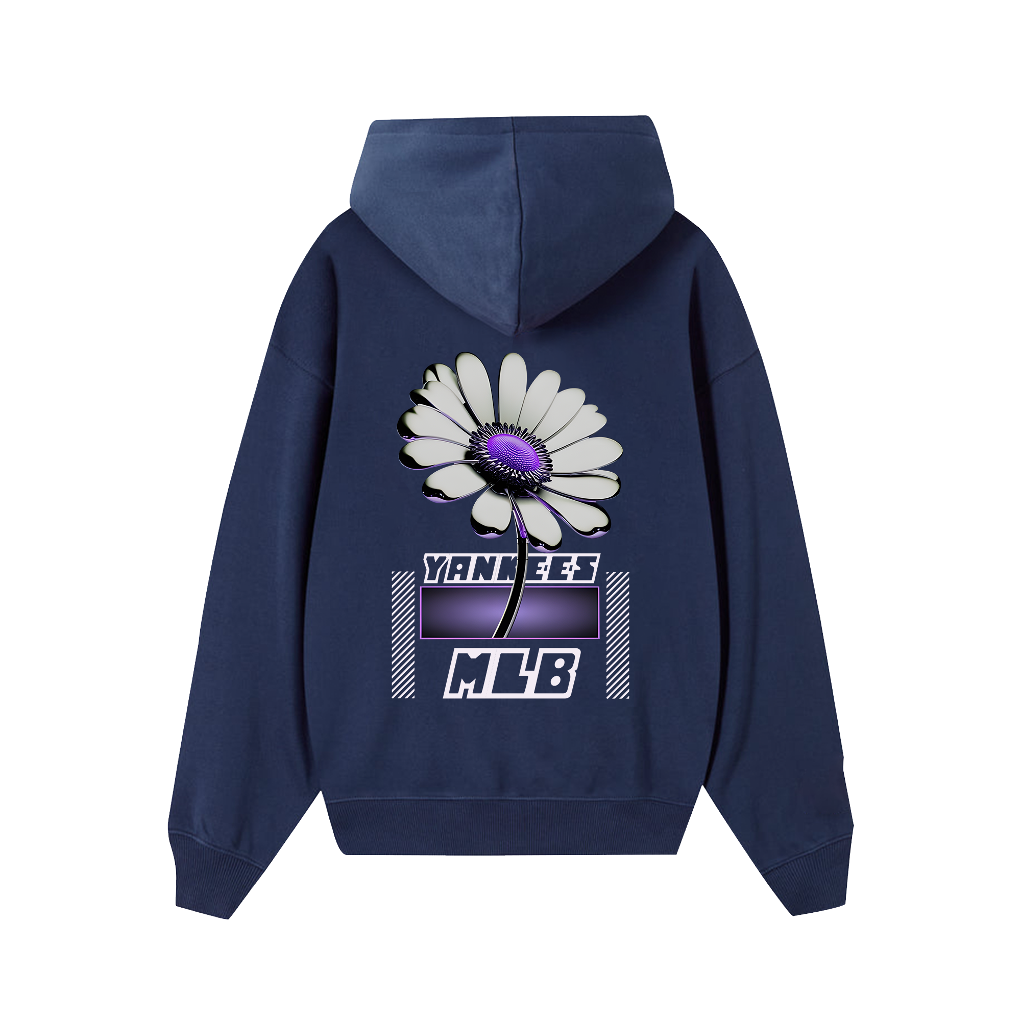 MLB Floral Daisy Purple Hoodie