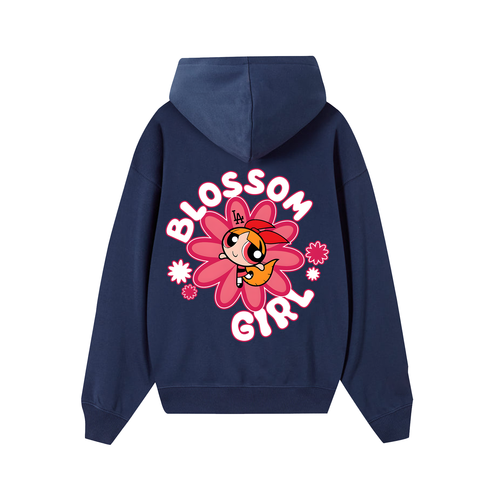 MLB Floral Pink Bubble Girl Hoodie