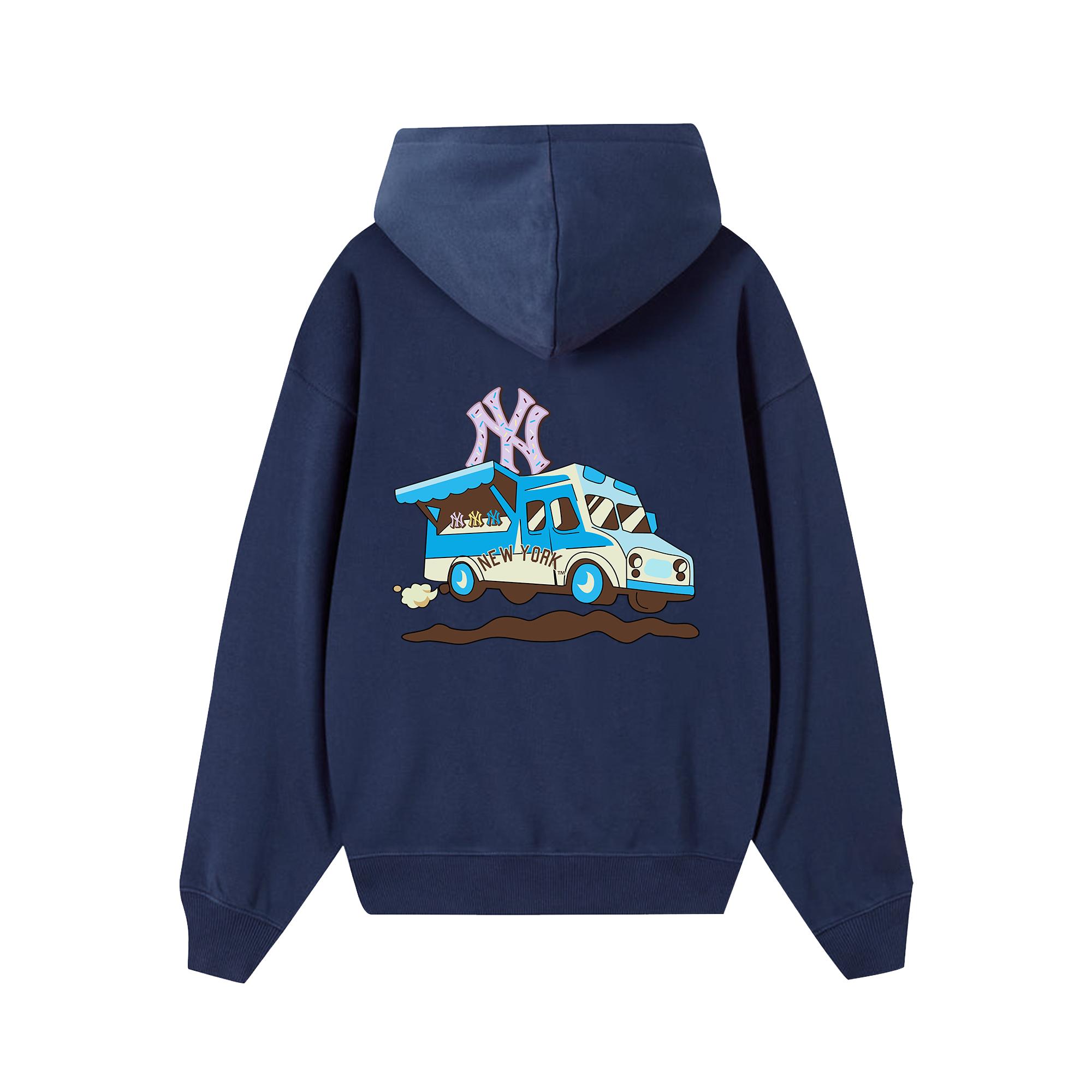 MLB New York Yankees Cute Truck Hoodie