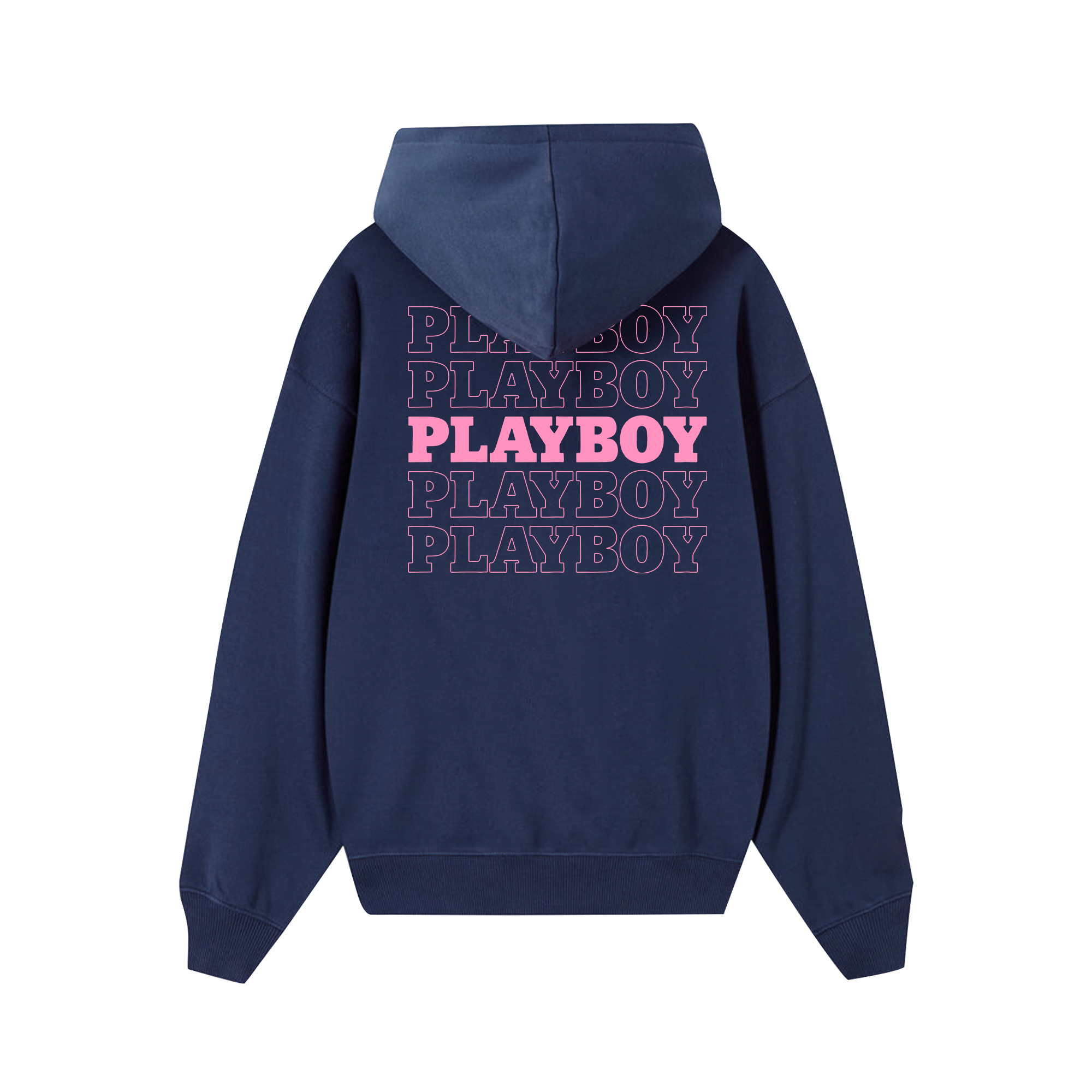 Play Boy Pink Repeating Masthead Hoodie