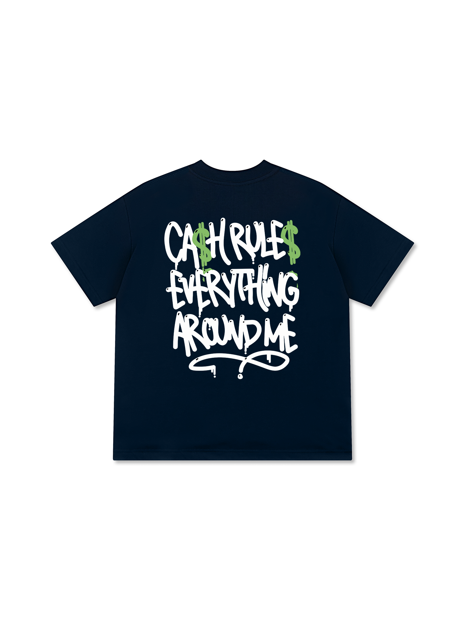 Áo Thun Relaxed Fit Money Cash Rules Everything