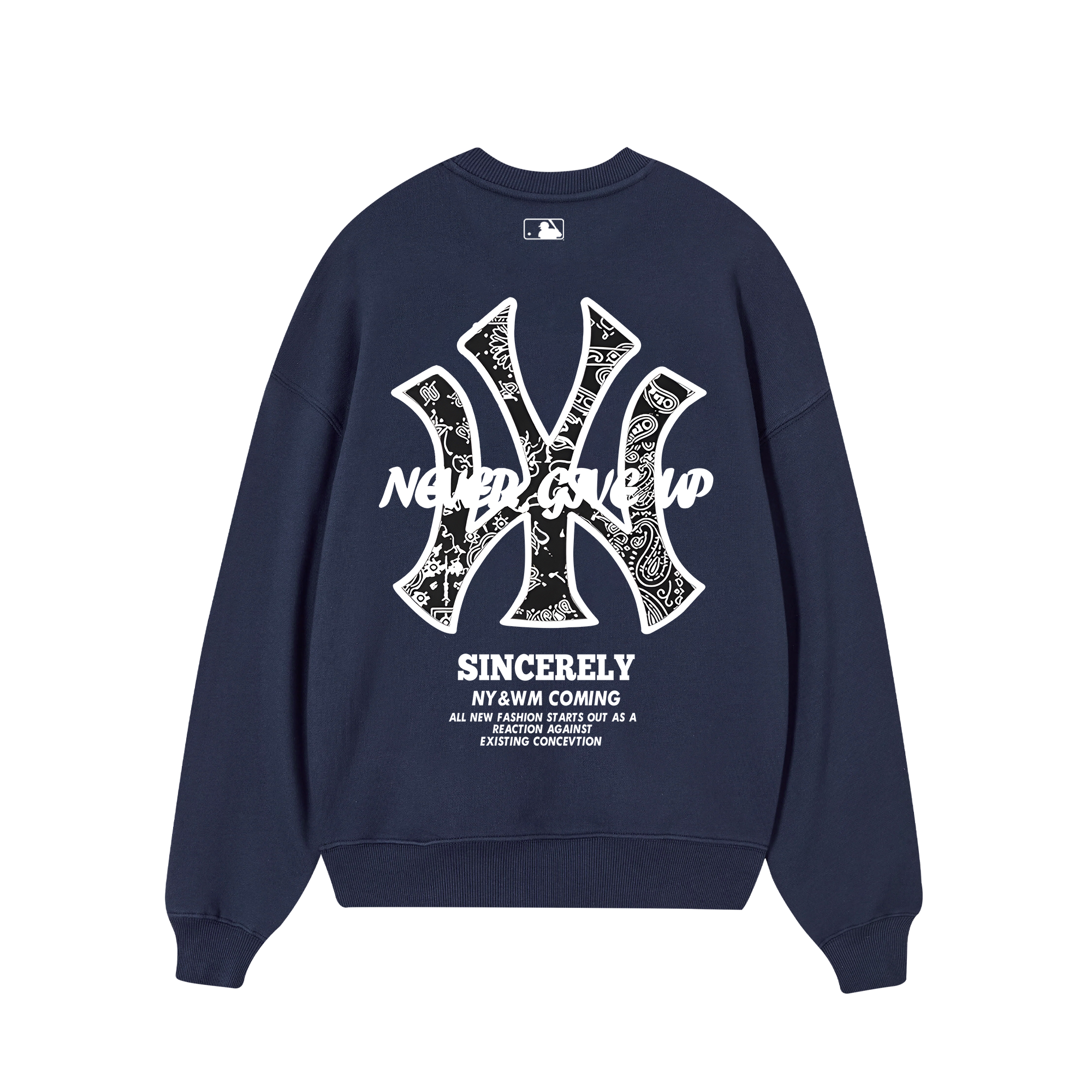 MLB Floral Never Give Up Sweater