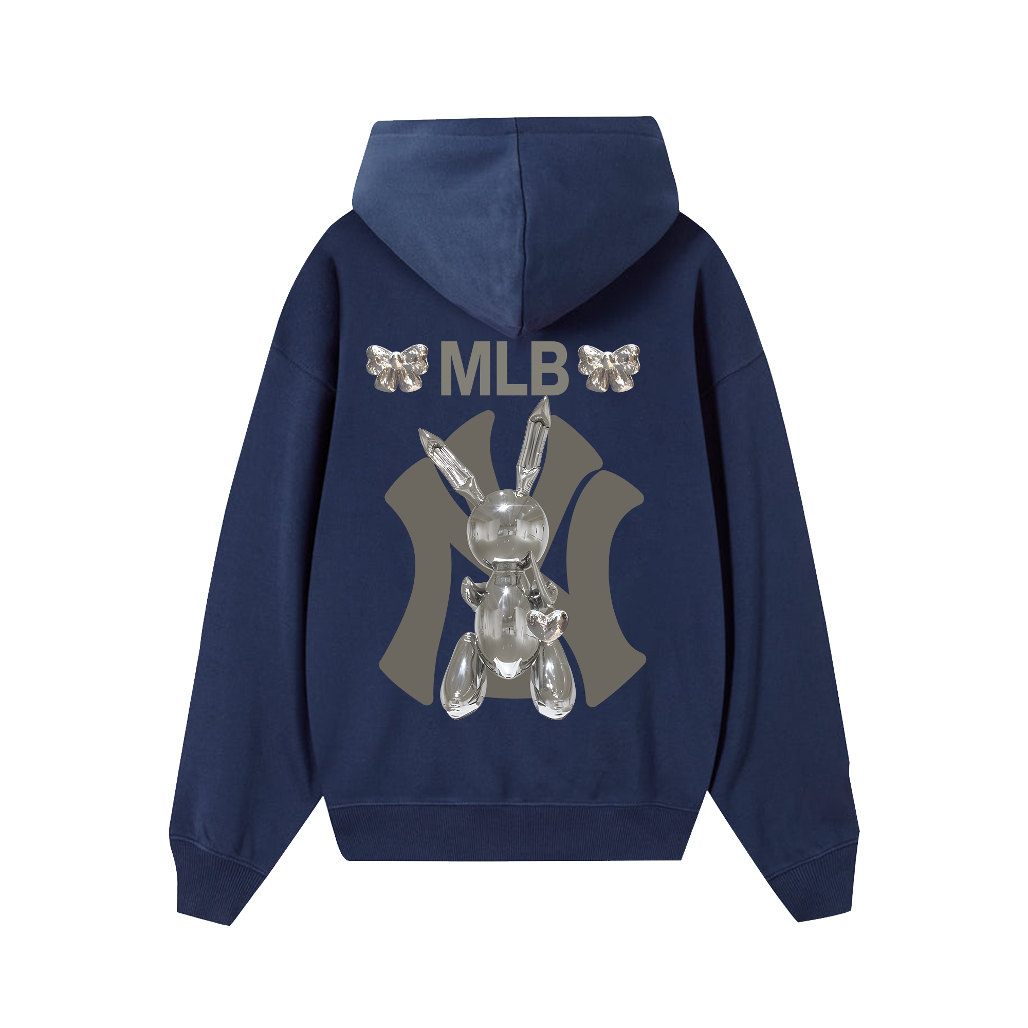 MLB Floral Silver Balloon Rabbit Hoodie