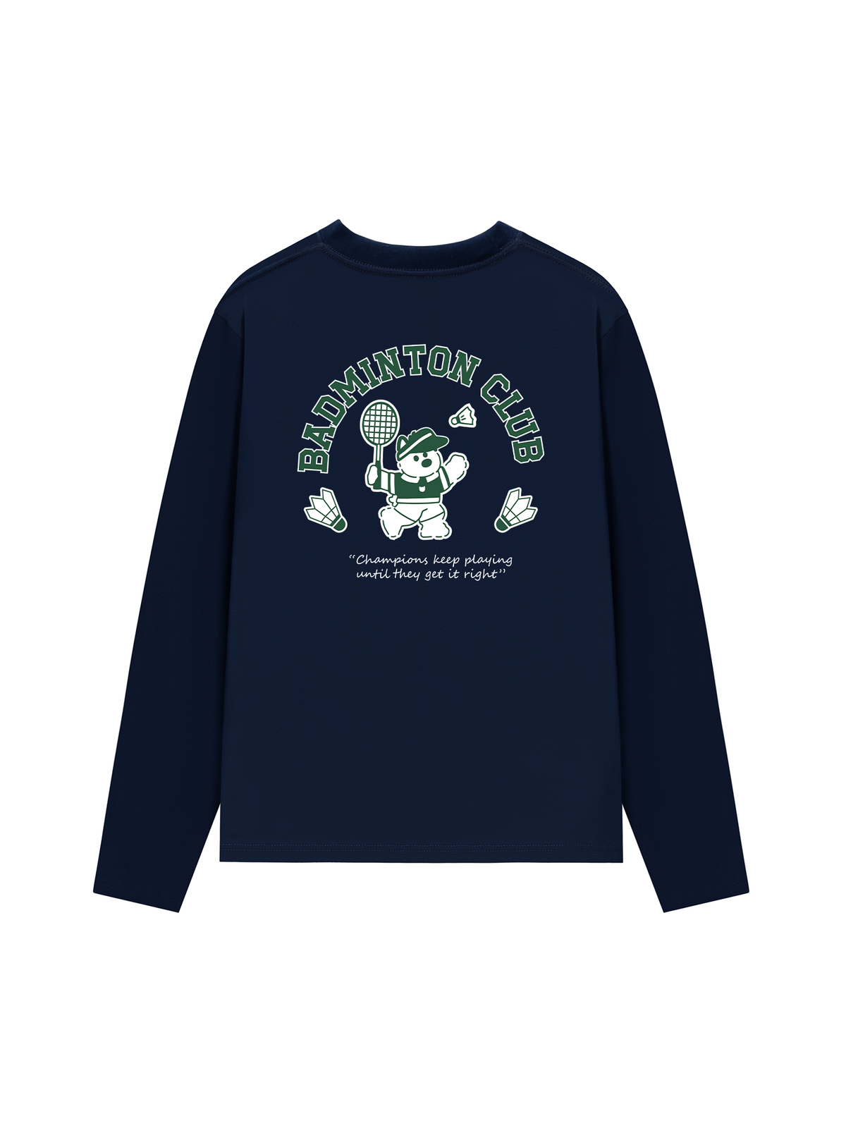 Áo Thun Dài Tay Badminton Club Green