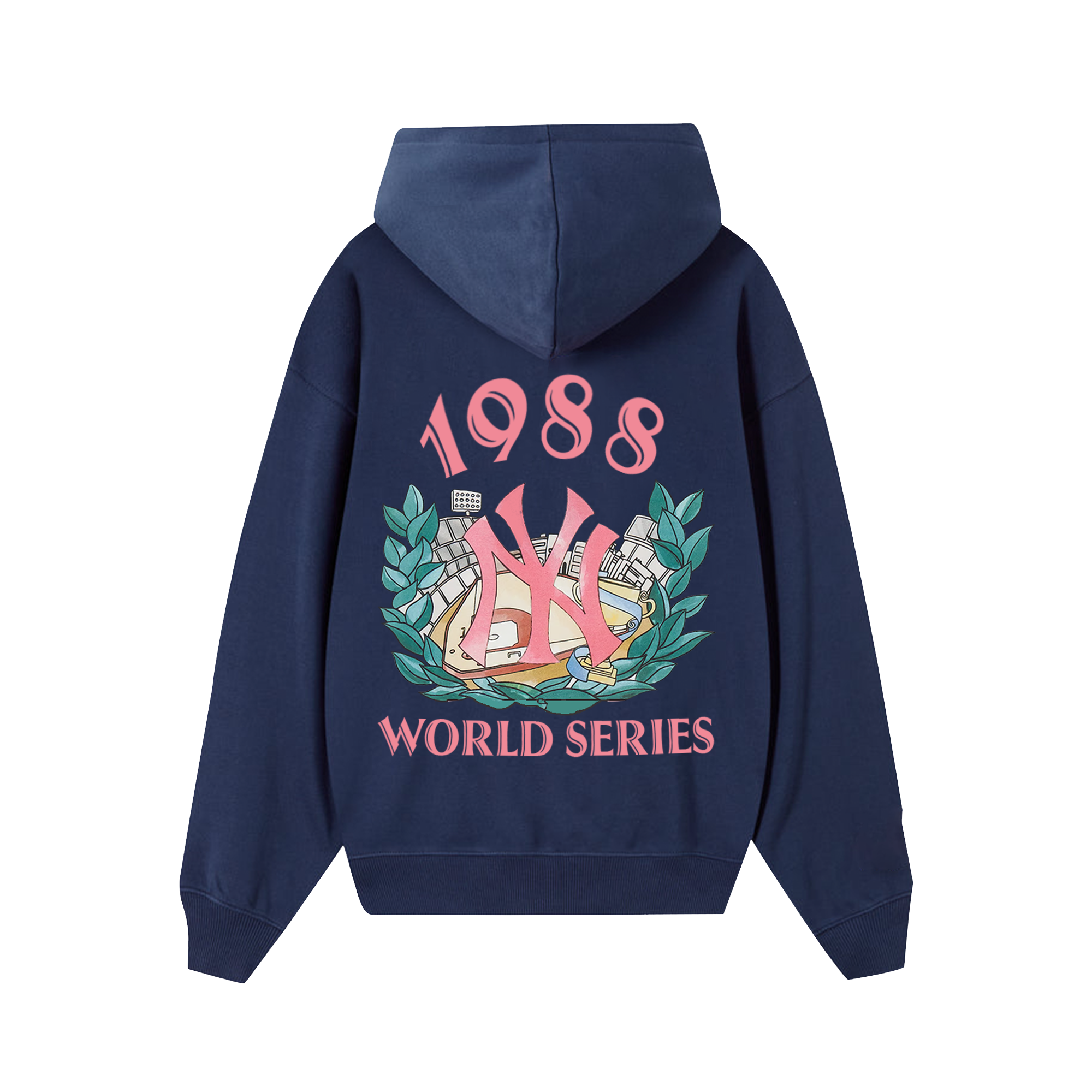 MLB Floral 1988 WorMLB Floral World Series Hoodie