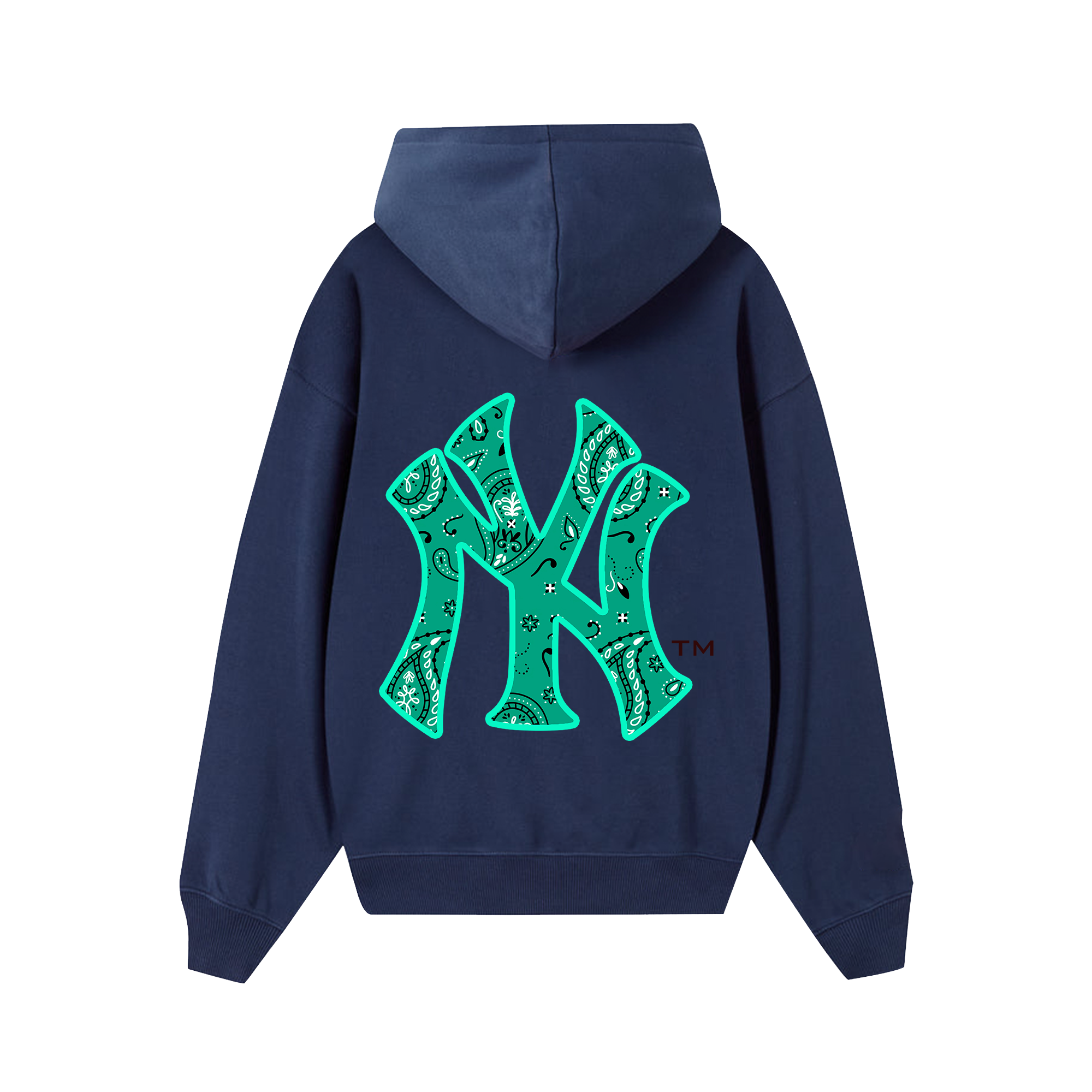 MLB Floral Green Logo Hoodie