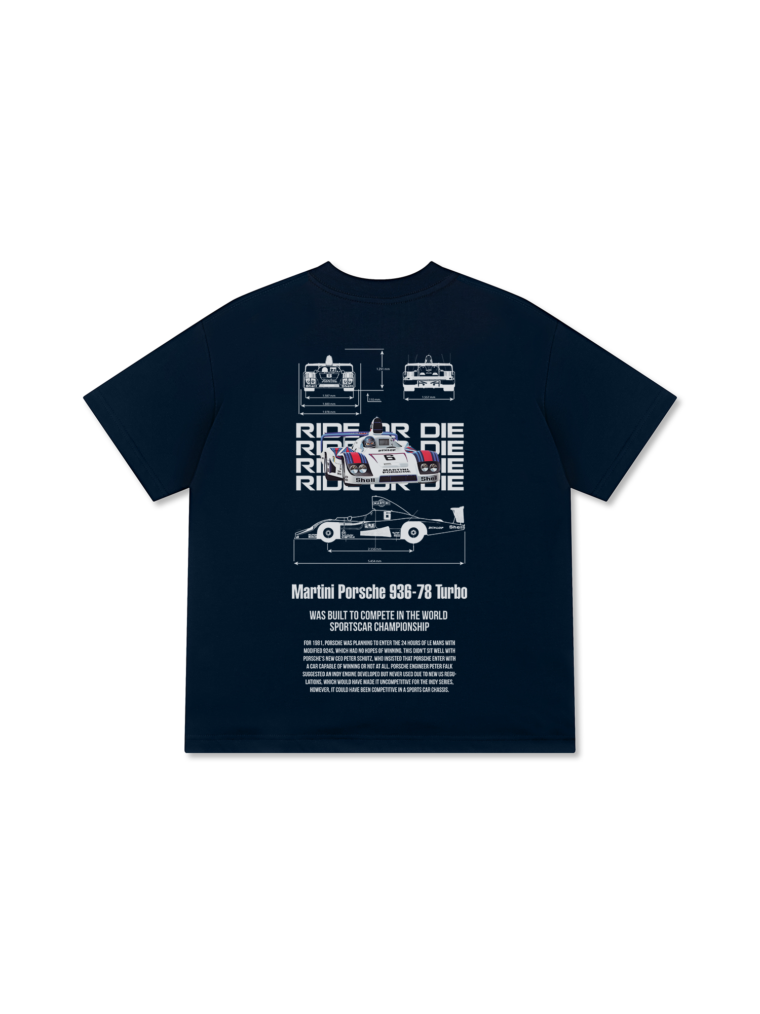 Áo Thun Relaxed Fit Porsche Martini 936-78 Turbo