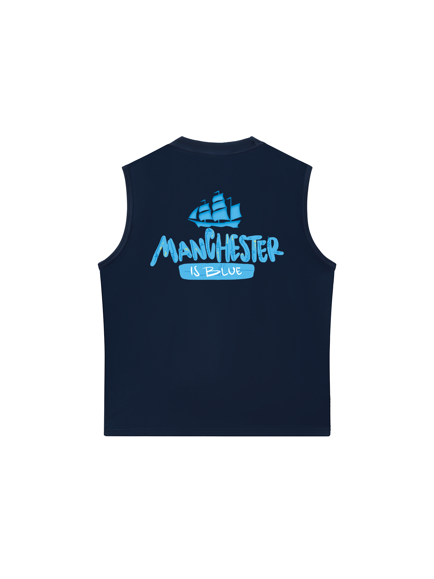 Áo Ba Lỗ Relaxed Fit Manchester Is Blue Ver 2