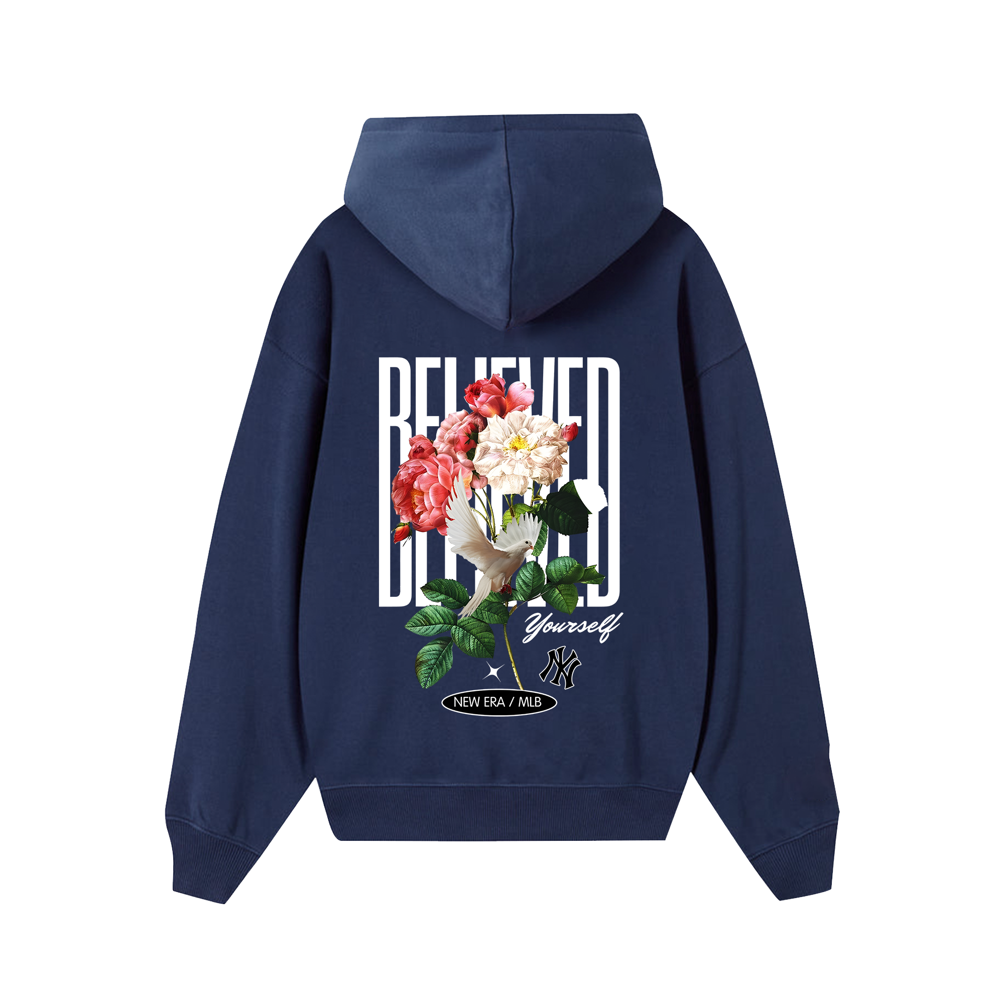 MLB Floral Bleived Yourself  Hoodie