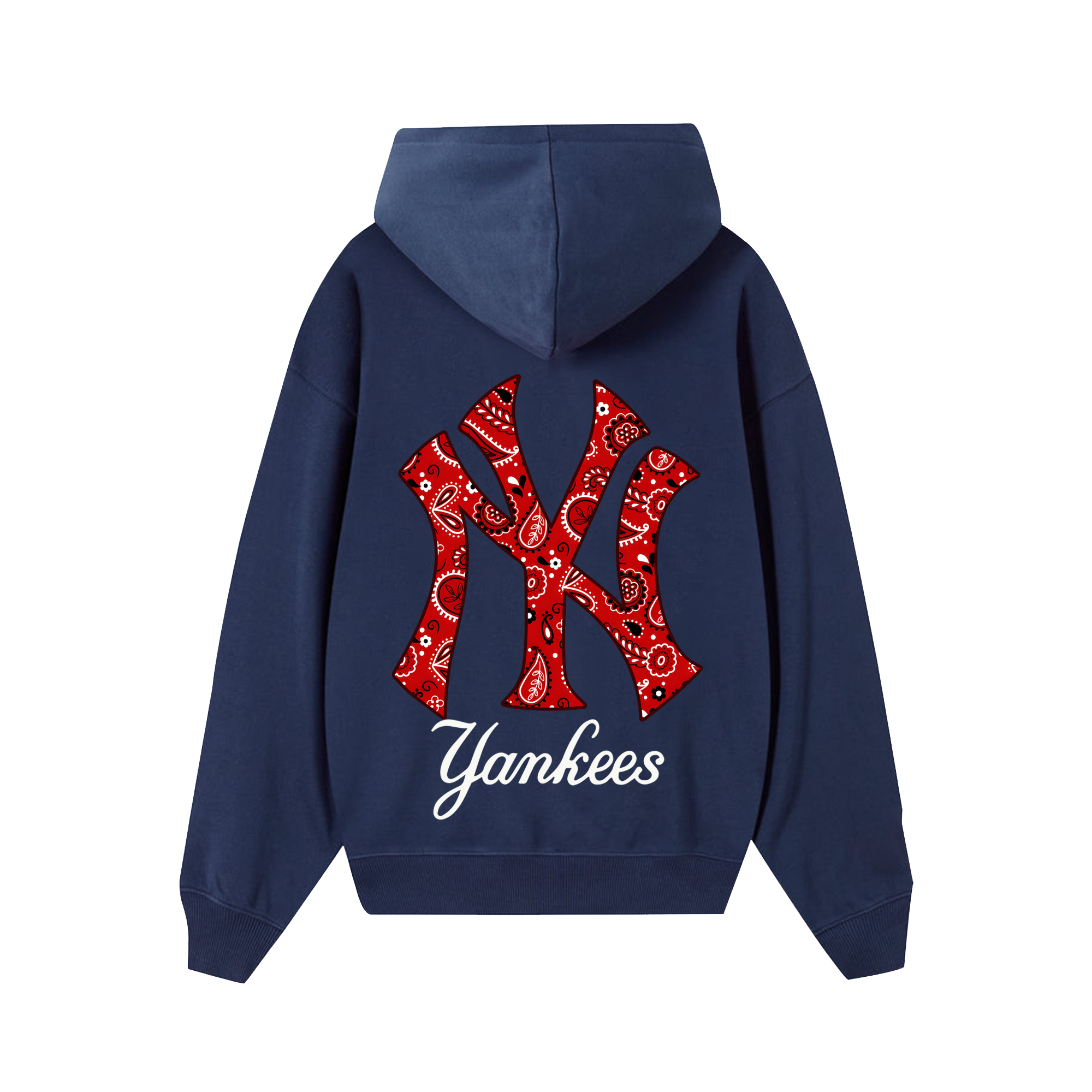 MLB Floral Red Logo Yeankees Hoodie