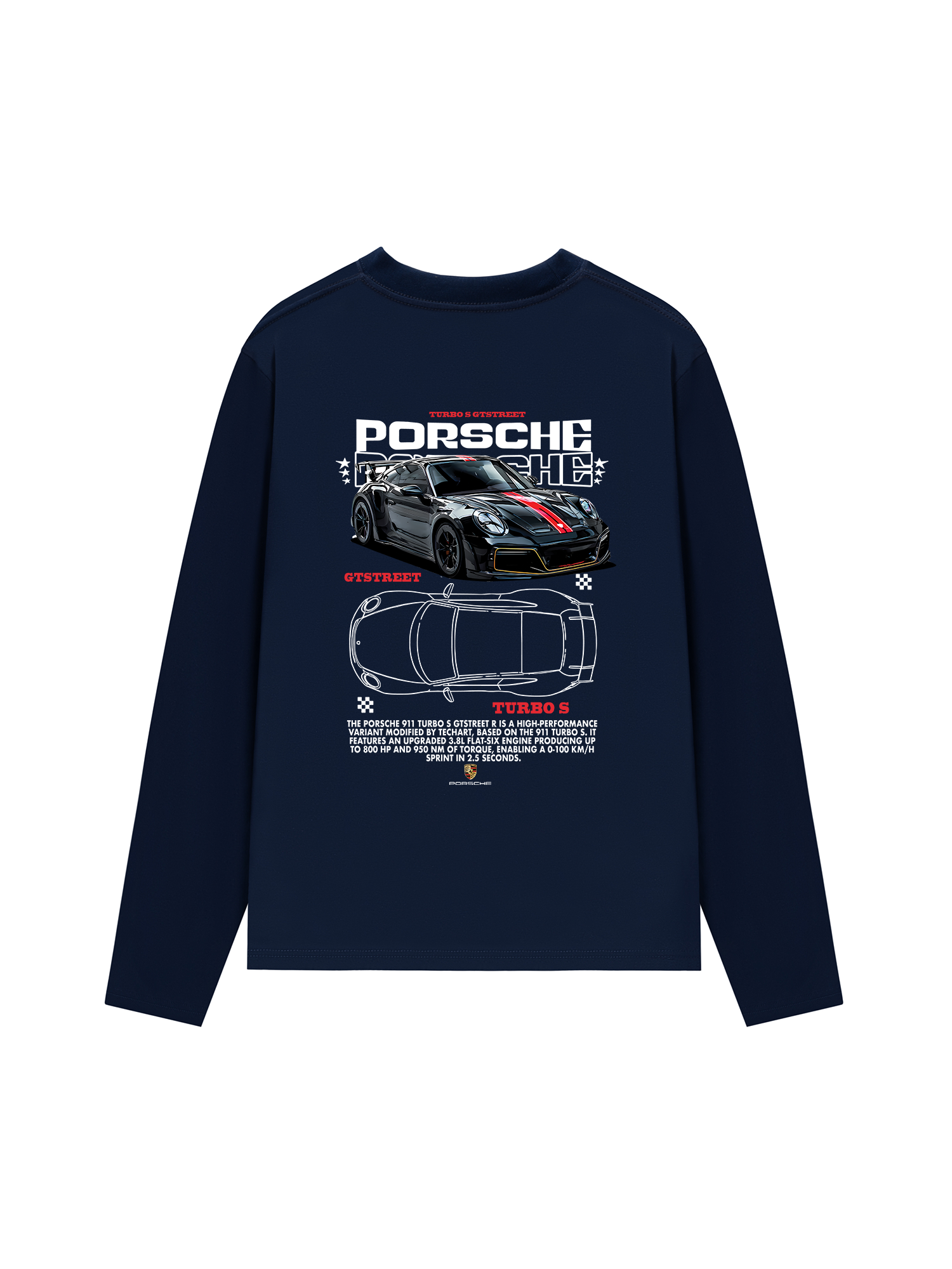 Áo Thun Dài Tay Porsche Turbo S GTSTREET