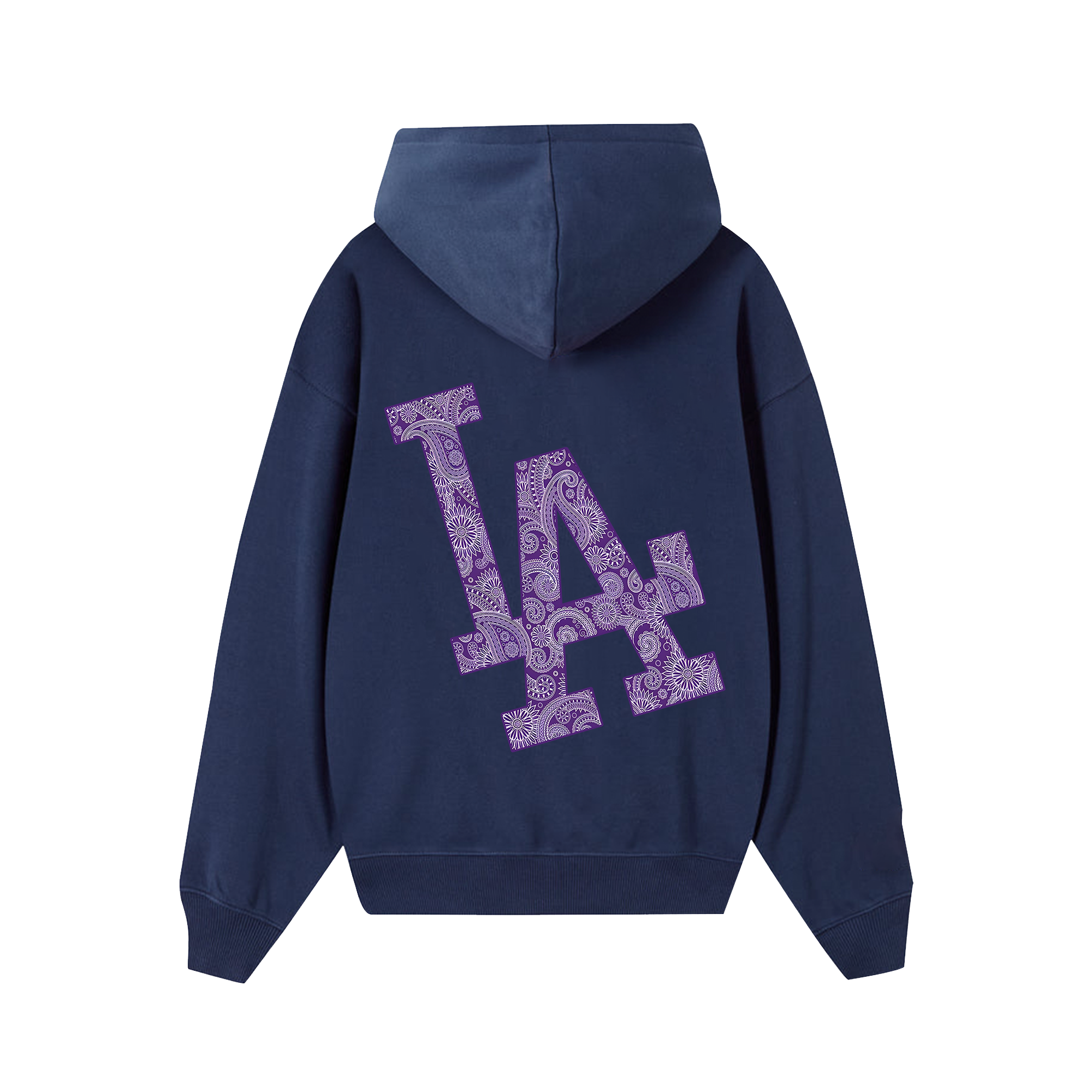 MLB Floral Purple Bandana Hoodie