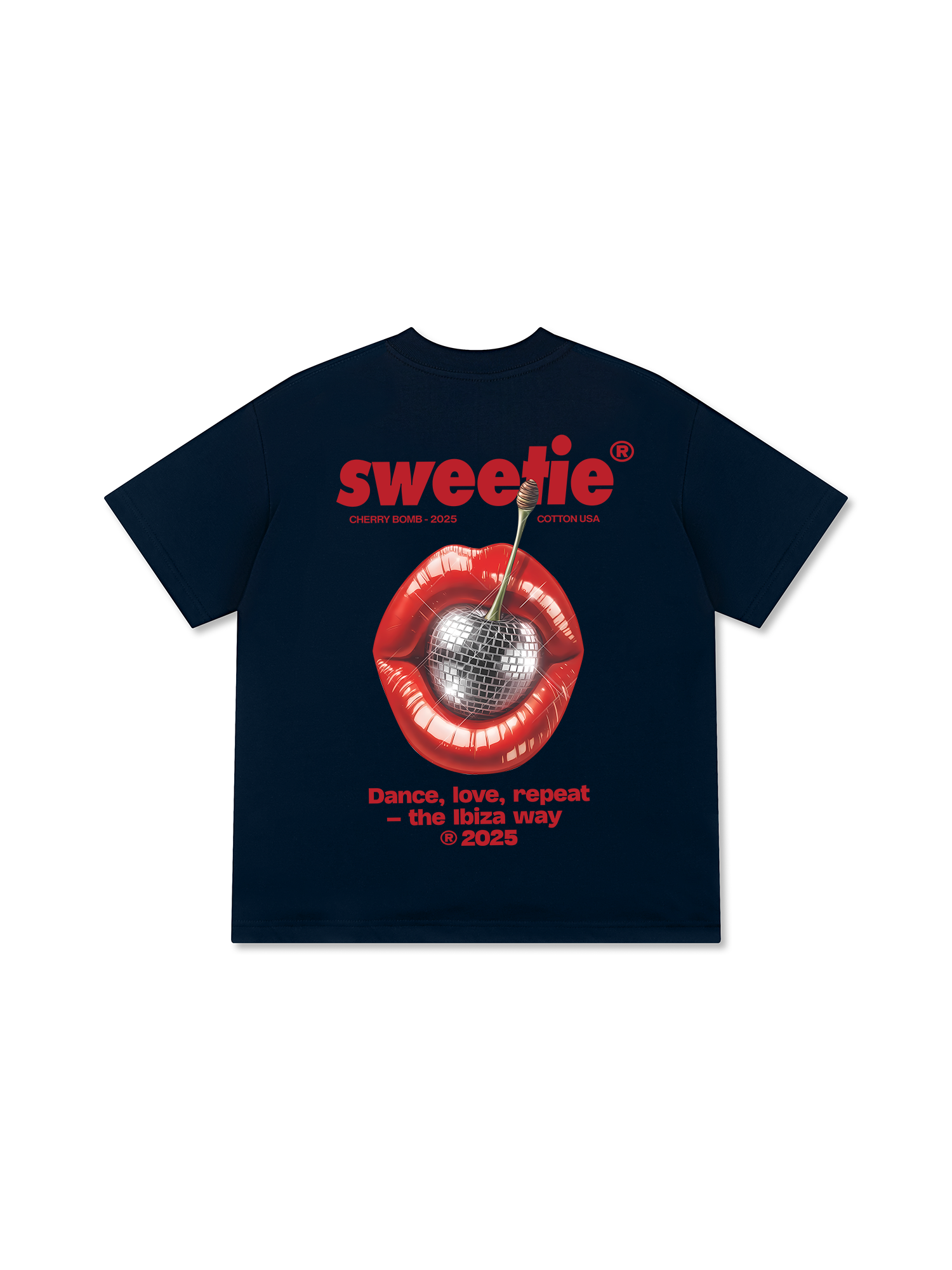 Áo Thun Relaxed Fit Cherry Sweetie Lip