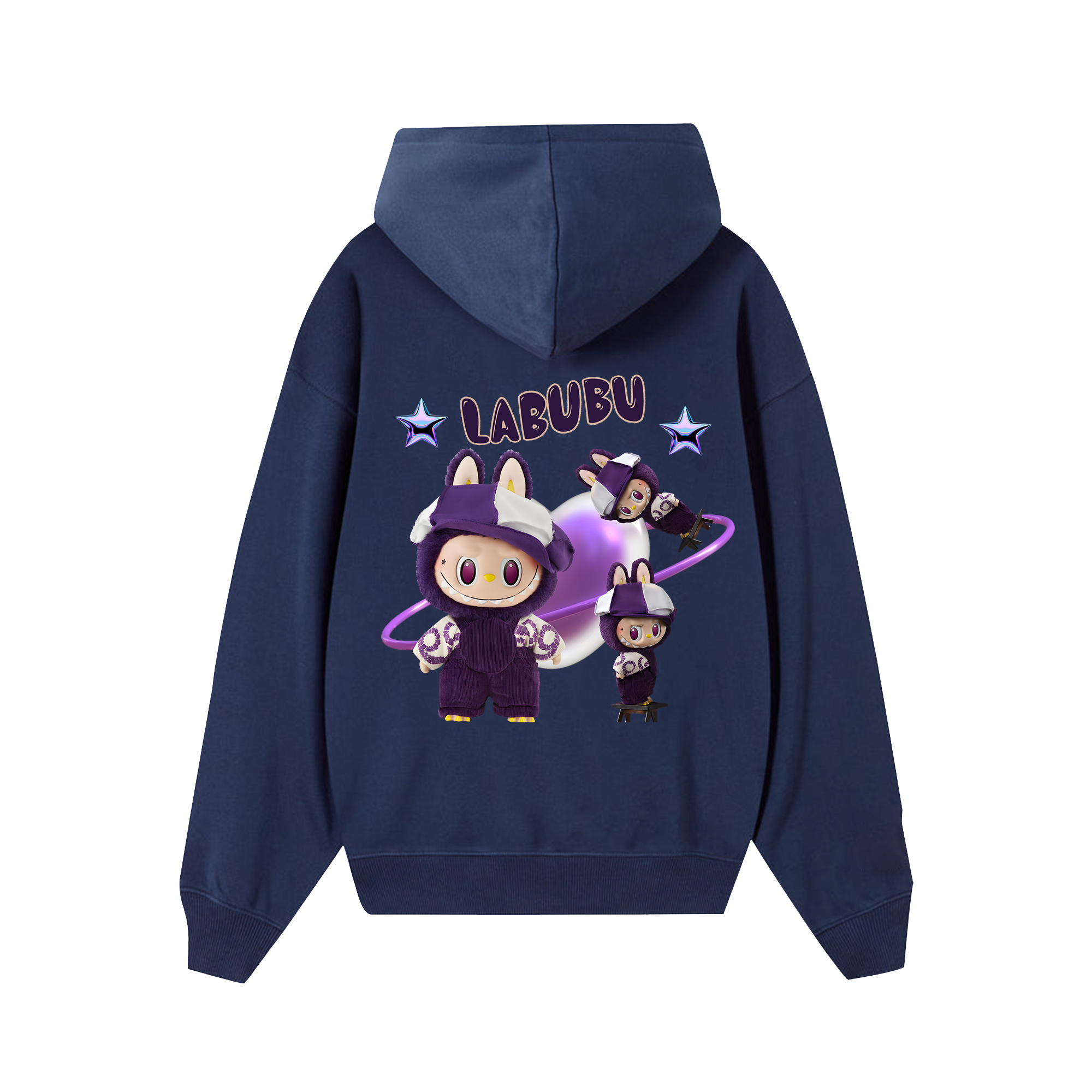 Labubu Purple Planet Hoodie