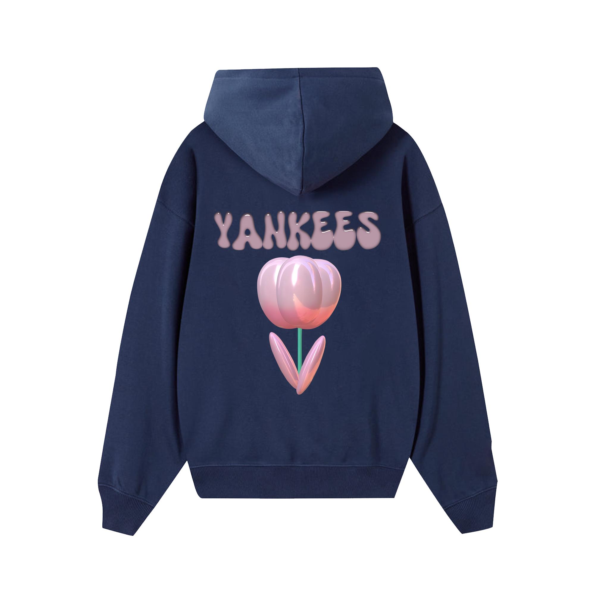 MLB Floral Hologram Tulip Yankees Hoodie