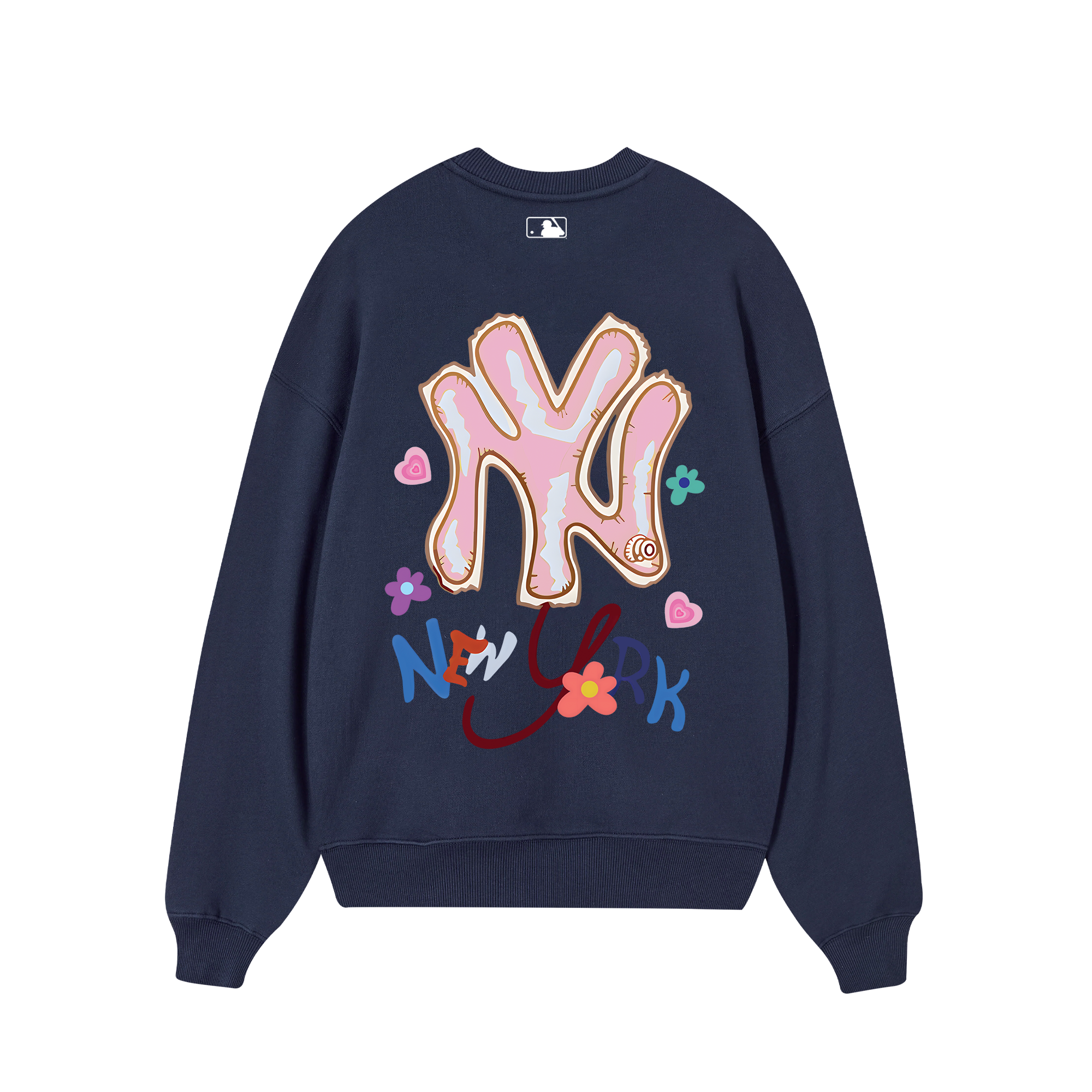 MLB Floral New York Yankees Cute Flower Sweater