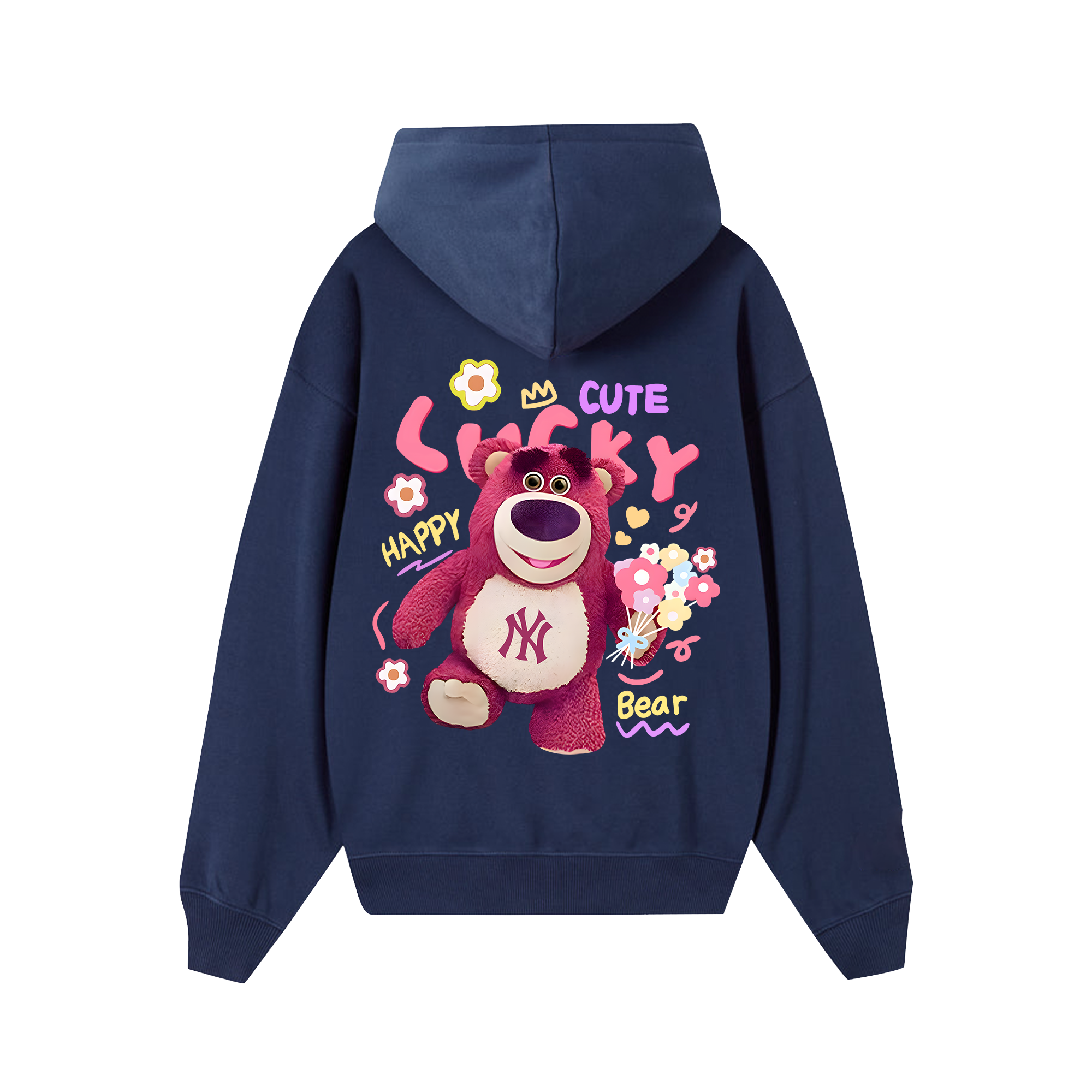 MLB Floral Pink Bear Toy Story Hoodie