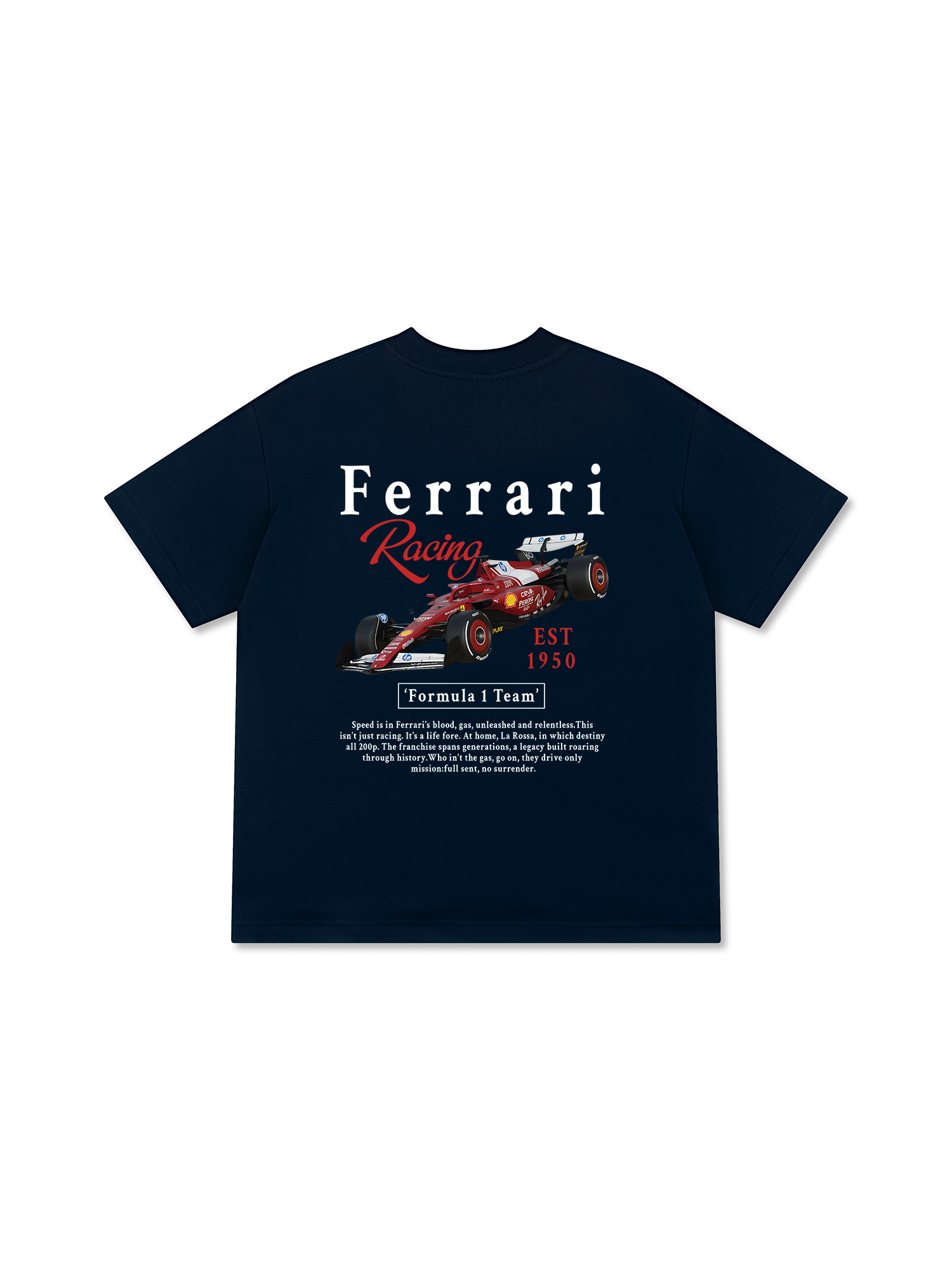 Áo Thun Relaxed Fit Ferrari Racing EST 1950