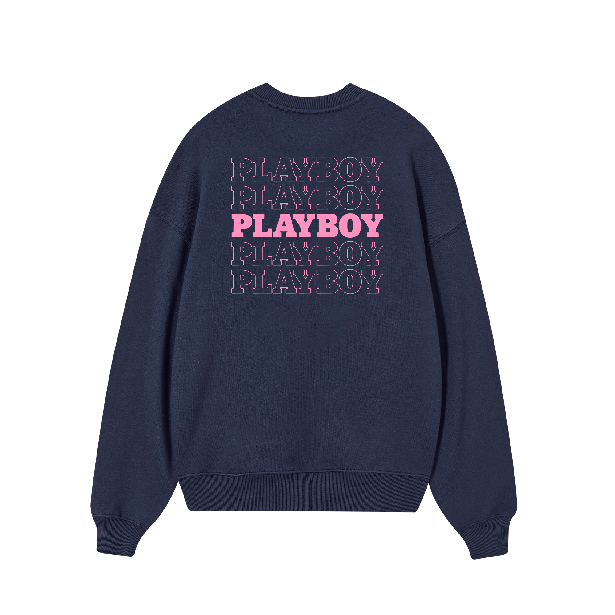 Play Boy Pink Repeating Masthead Sweater