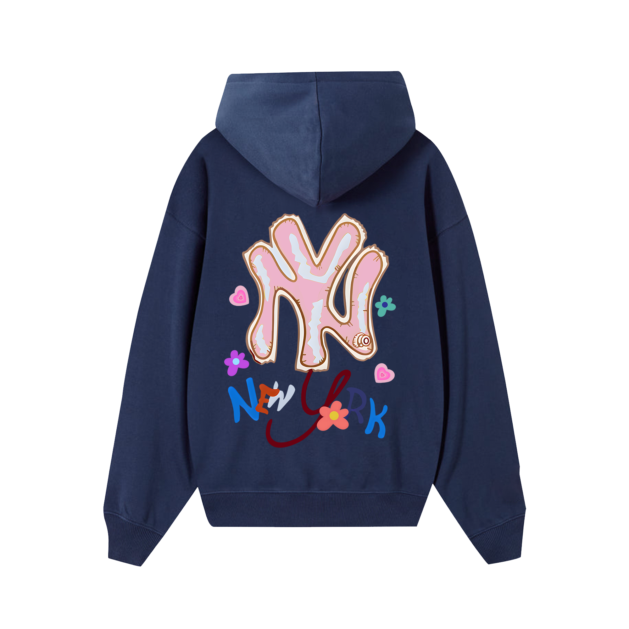 MLB Floral New York Yankees Cute Flower Hoodie