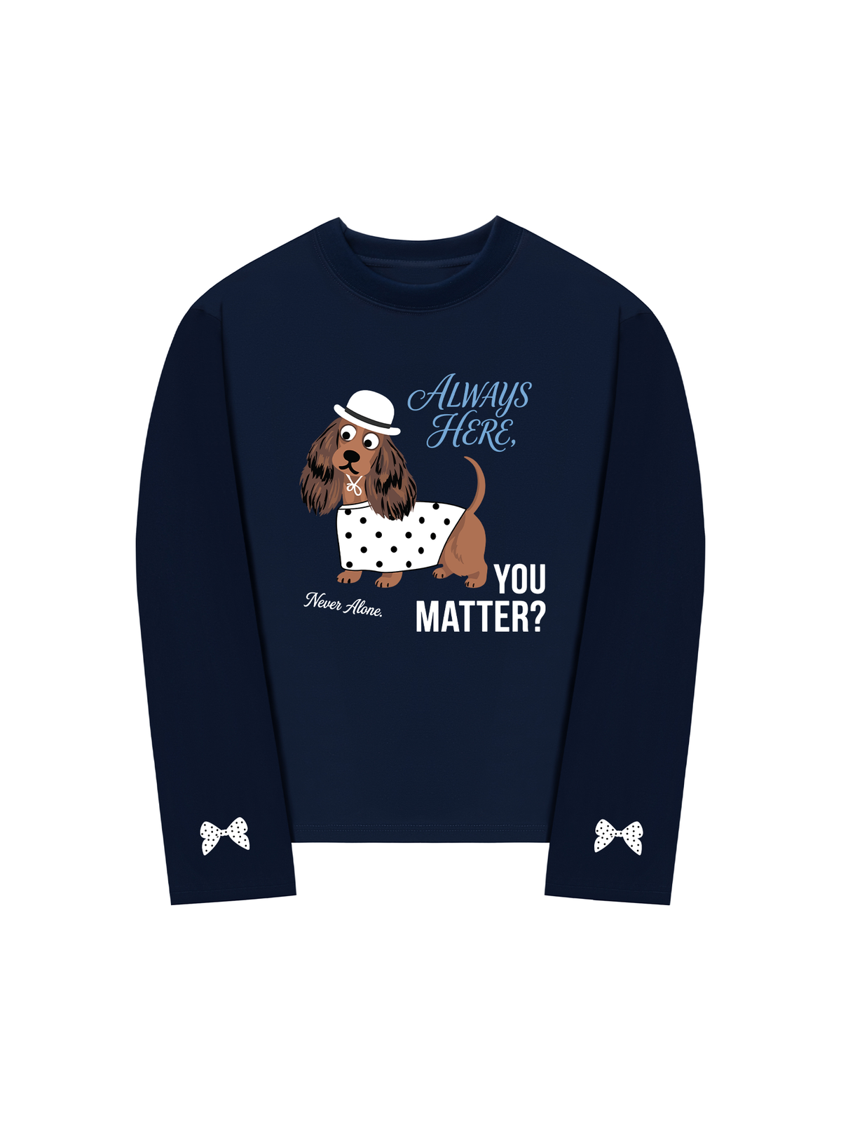 Áo Thun Dài Tay Dotty Mood Polka Dot Puppy Classic