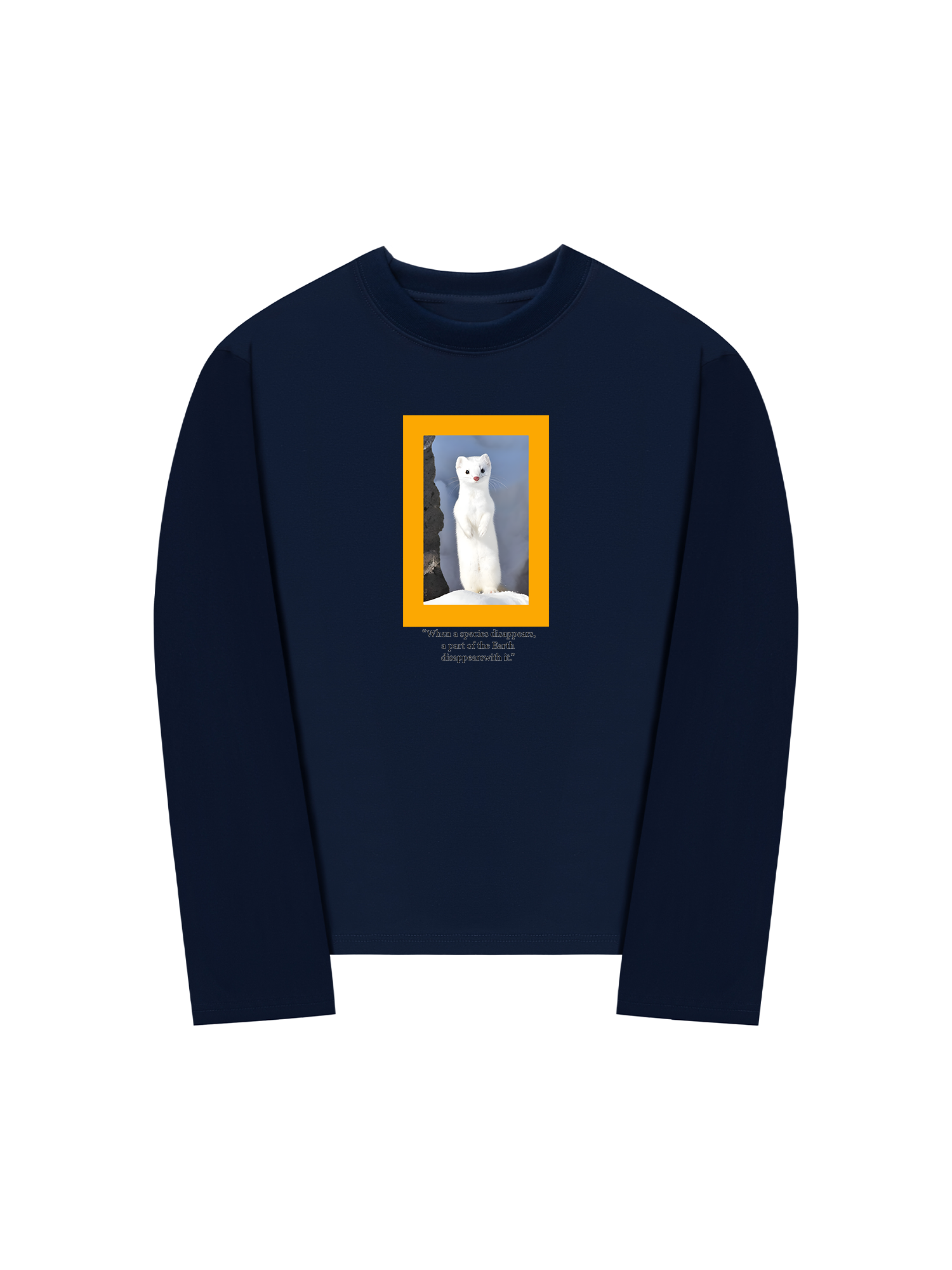 Áo Thun Dài Tay Wild Life When A Species Disappears