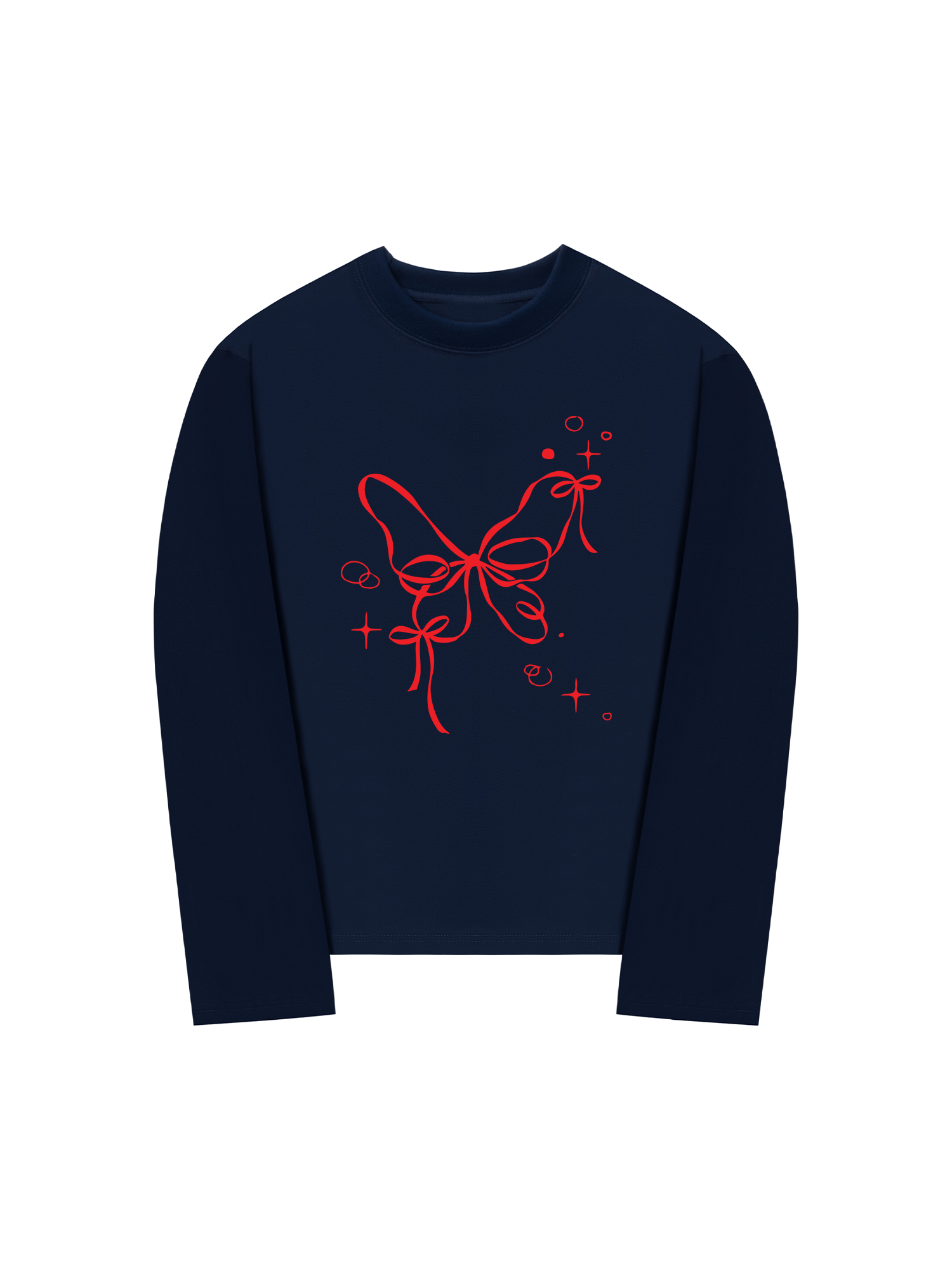 Áo Thun Dài Tay Butterfly Ribbon